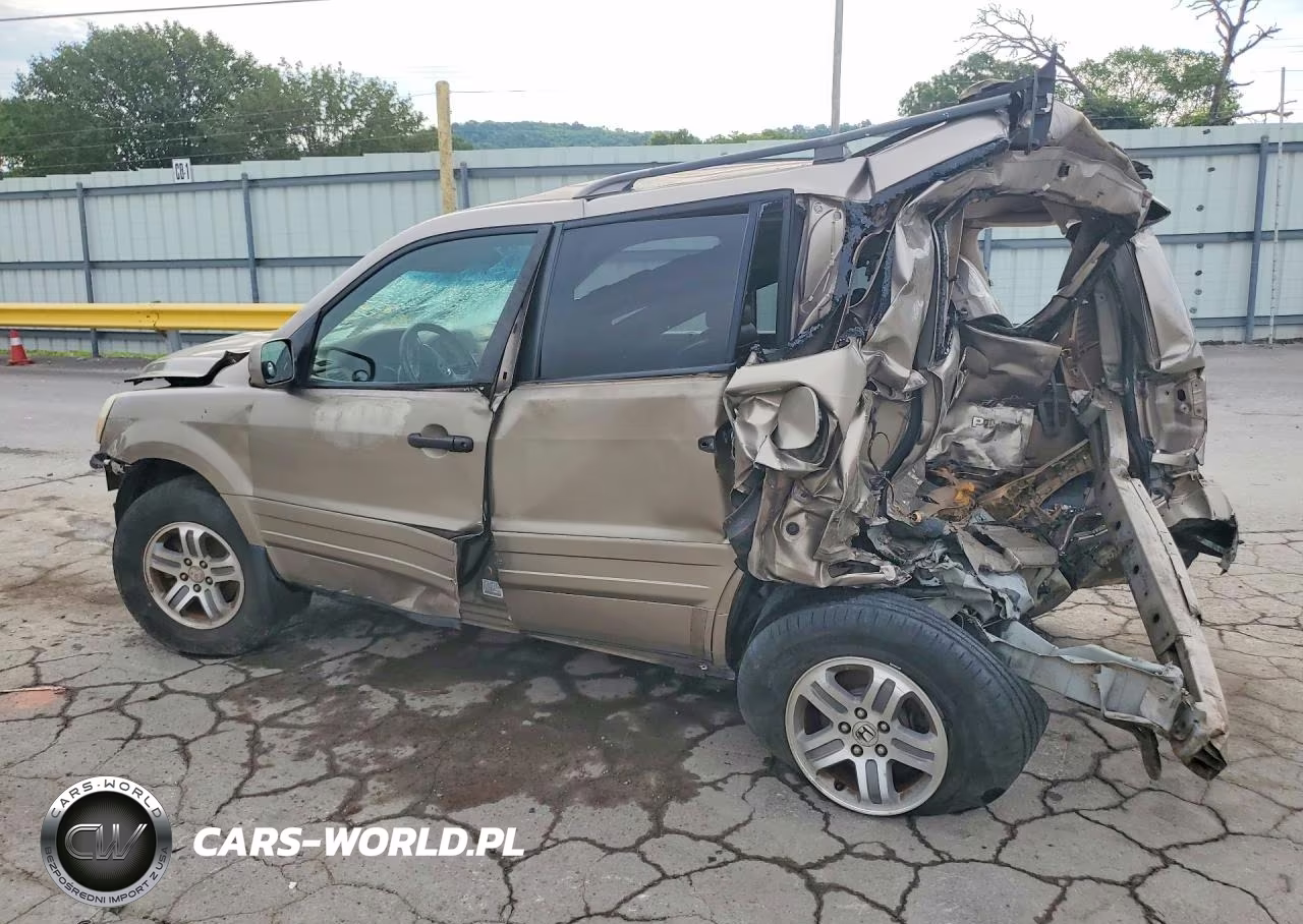 2004 Honda Pilot Exl VIN:2HKYF186X4H586568 - 2