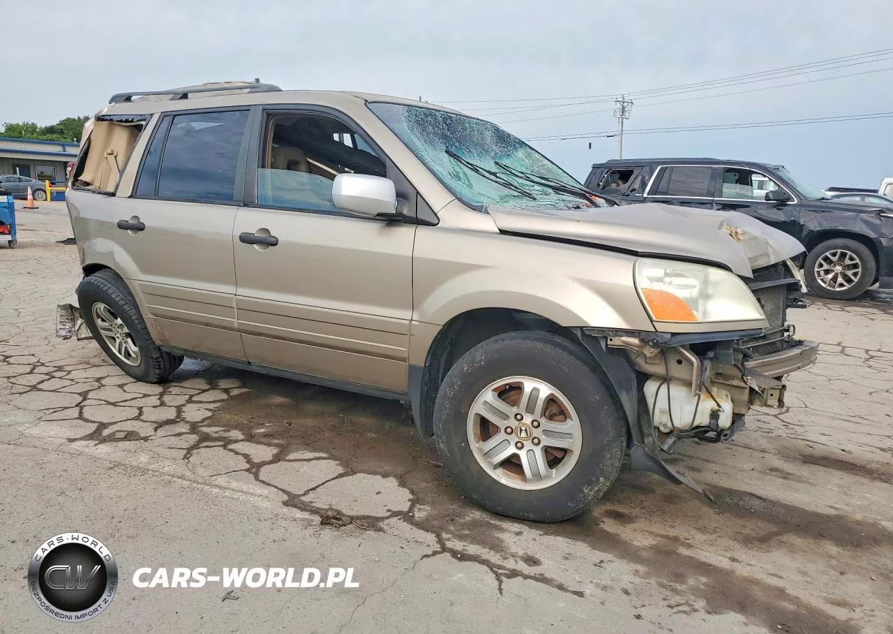 2004 Honda Pilot Exl VIN:2HKYF186X4H586568 - 4