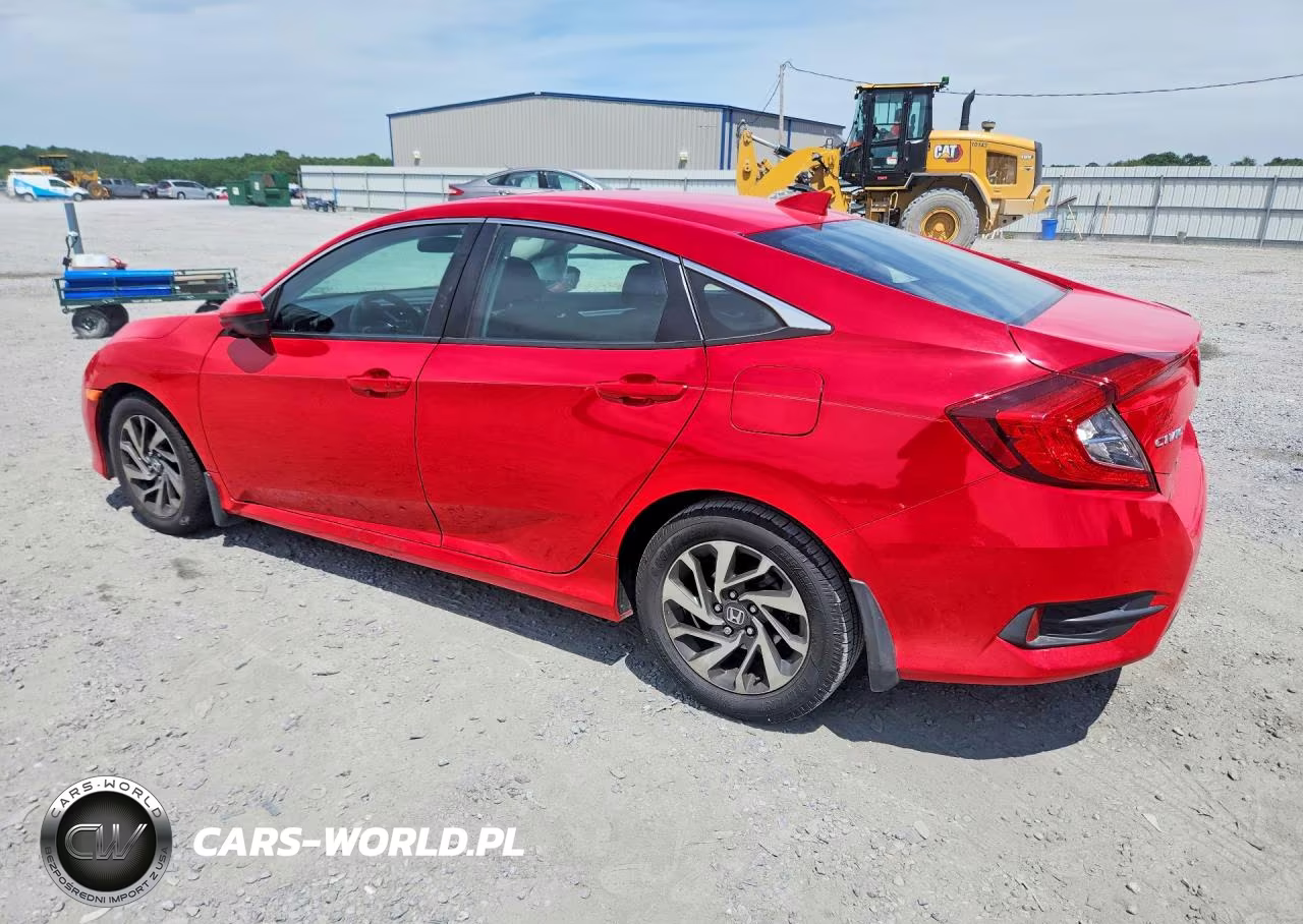 2017 Honda Civic Ex VIN:2HGFC2F73HH502480 - 2