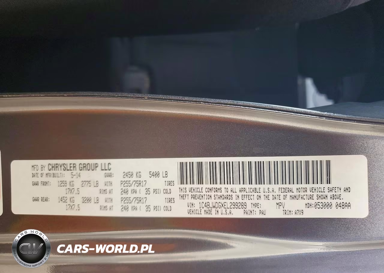 JEEP WRANGLER U VIN:1C4BJWDGXEL299289 - 13