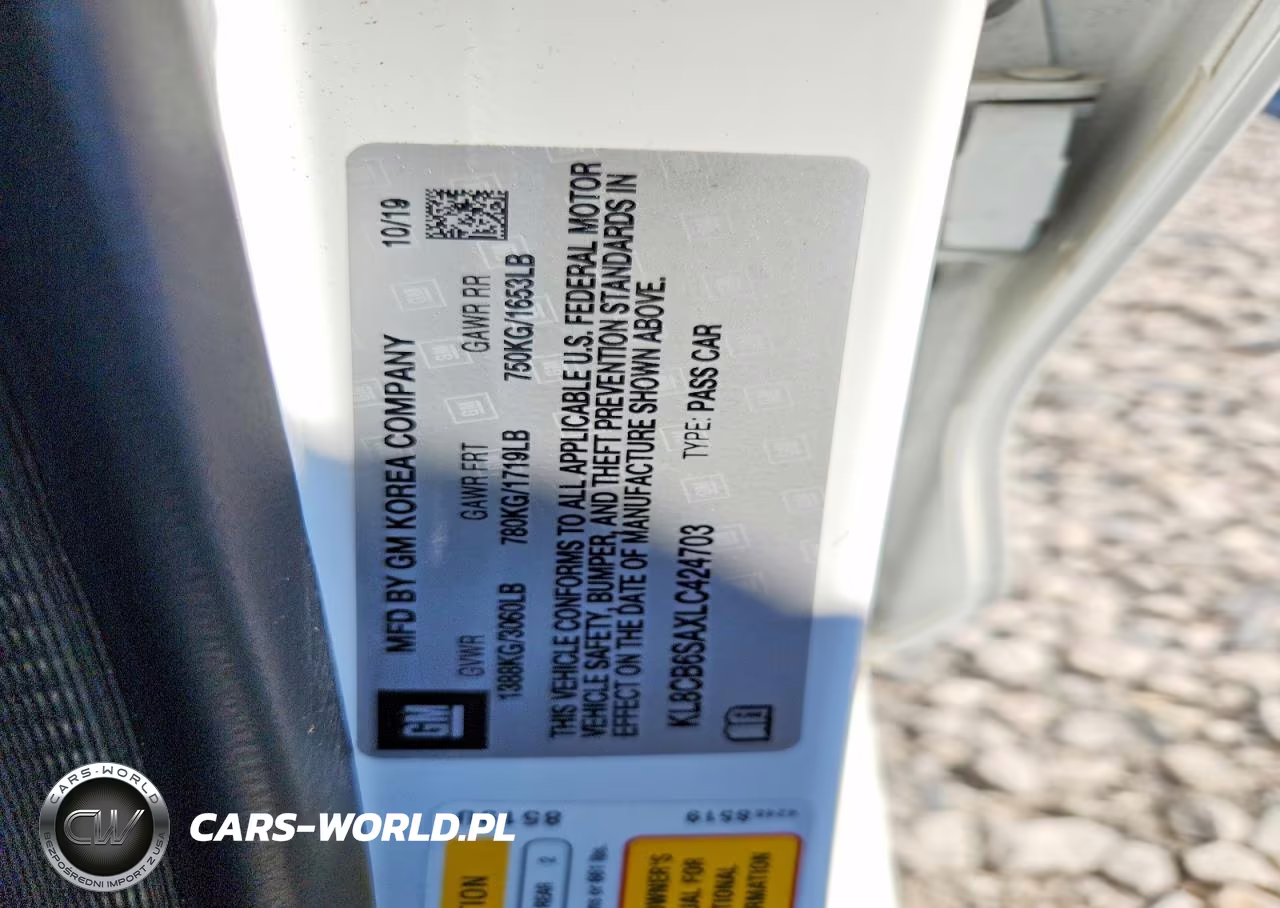 2020 Chevrolet Spark Ls VIN:KL8CB6SAXLC424703 - 12