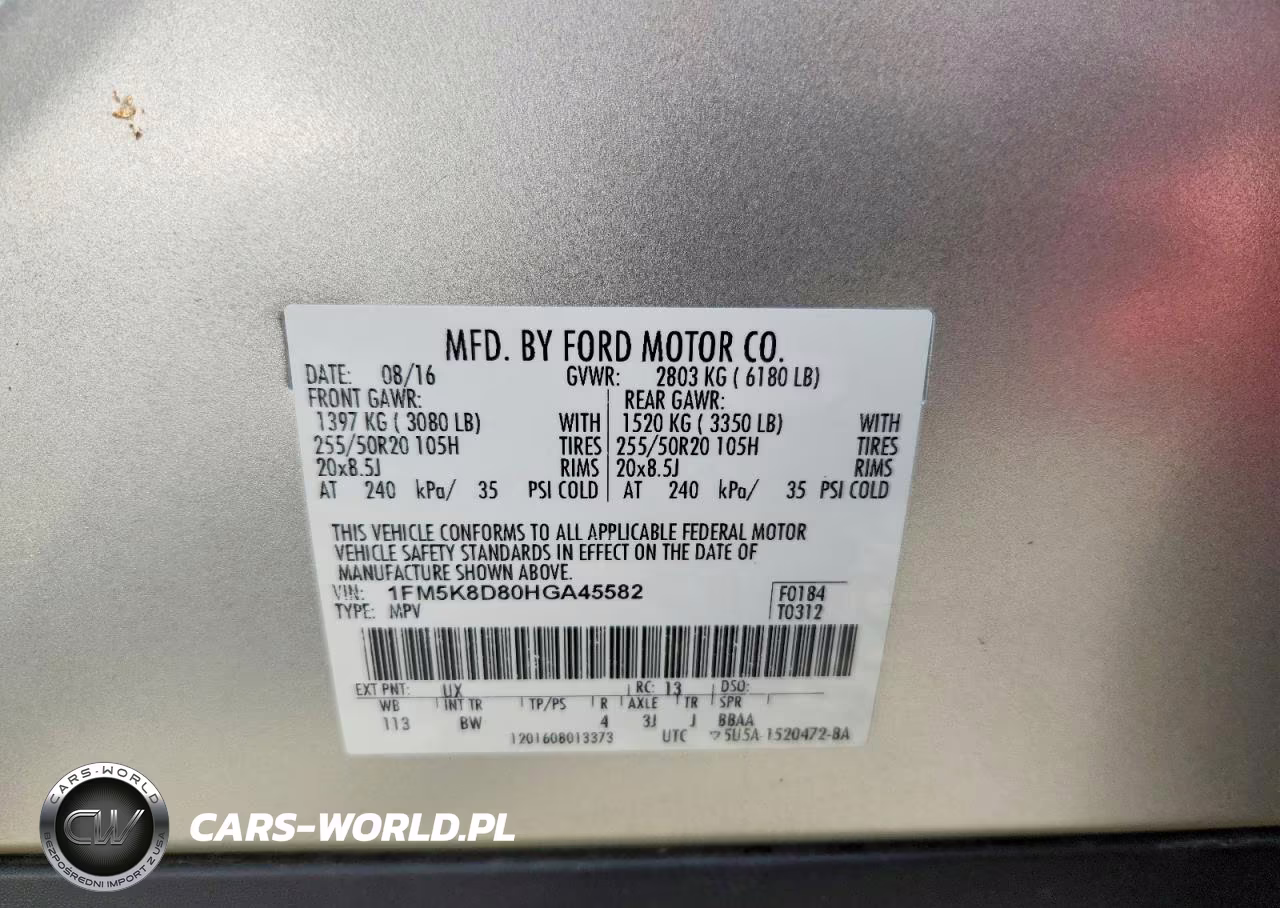 2017 Ford Explorer Xlt VIN:1FM5K8D80HGA45582 - 14