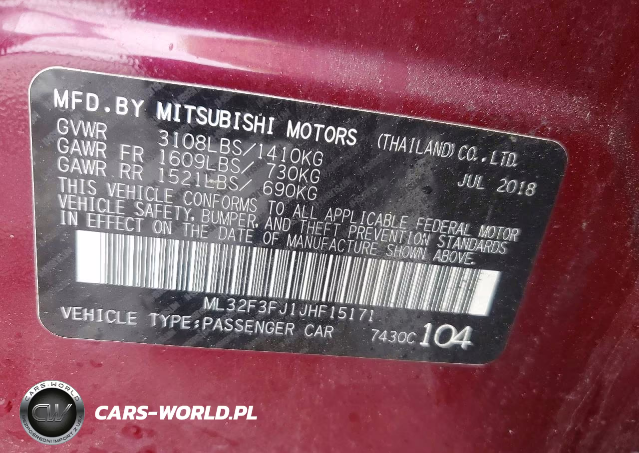 2018 Mitsubishi Mirage G4 Es VIN:ML32F3FJ1JHF15171 - 12
