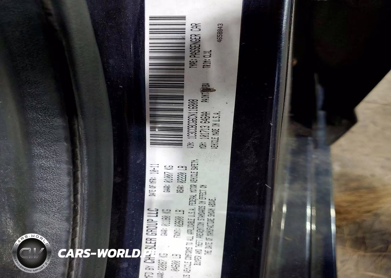2012 Chrysler 200 VIN:1C3CCBCG6CN116808 - 12