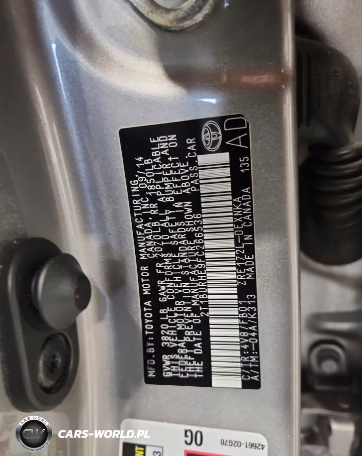 2015 Toyota Corolla Le VIN:2T1BURHE9FC266536 - 12