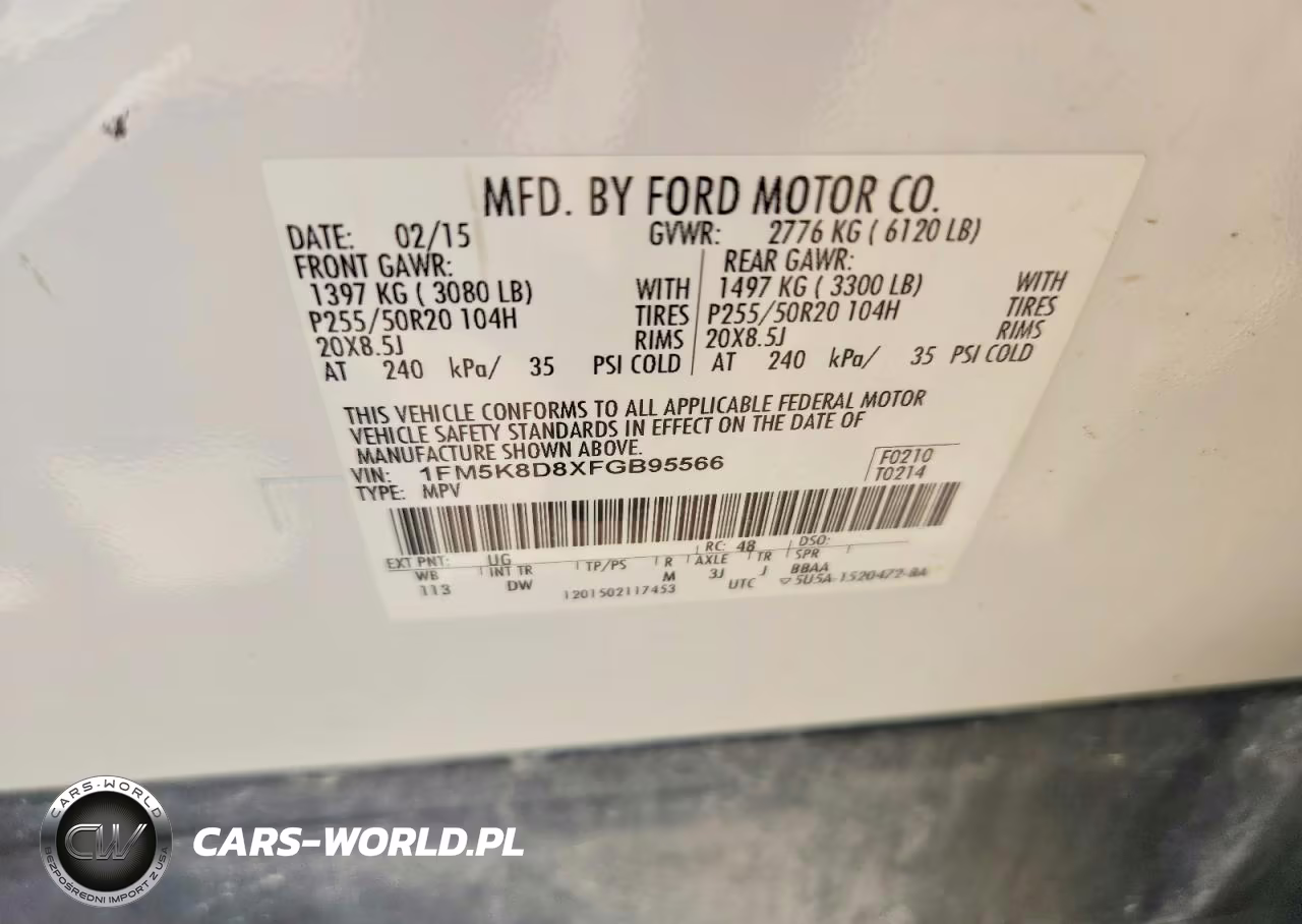 2015 Ford Explorer Xlt VIN:1FM5K8D8XFGB95566 - 12