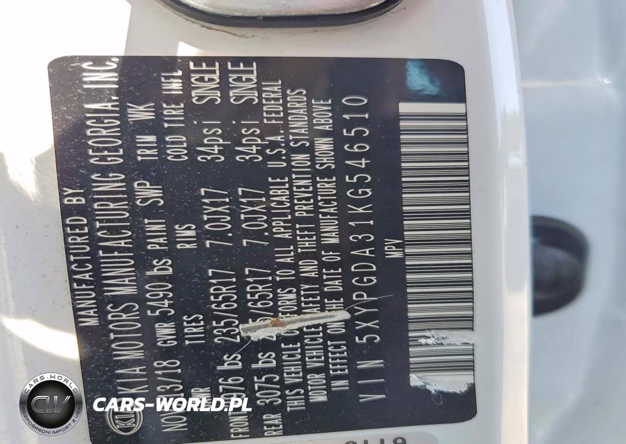 2019 Kia Sorento Lx VIN:5XYPGDA31KG546510 - 13