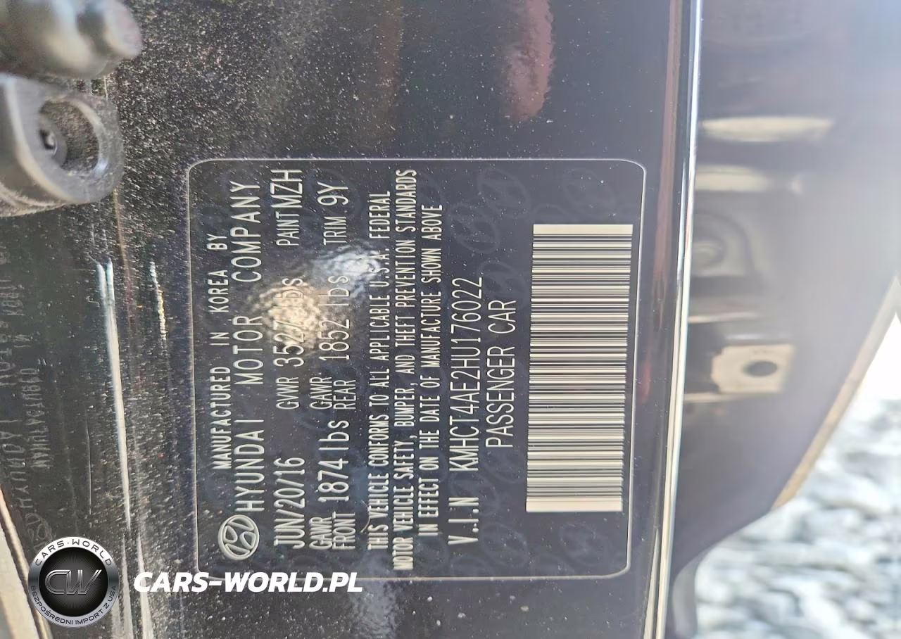 2017 Hyundai Accent Se VIN:KMHCT4AE2HU176022 - 12