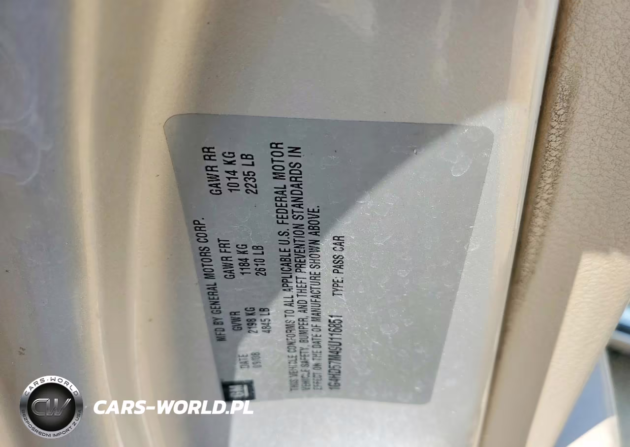 2009 Buick Lucerne Cxl VIN:1G4HD57M49U116851 - 12