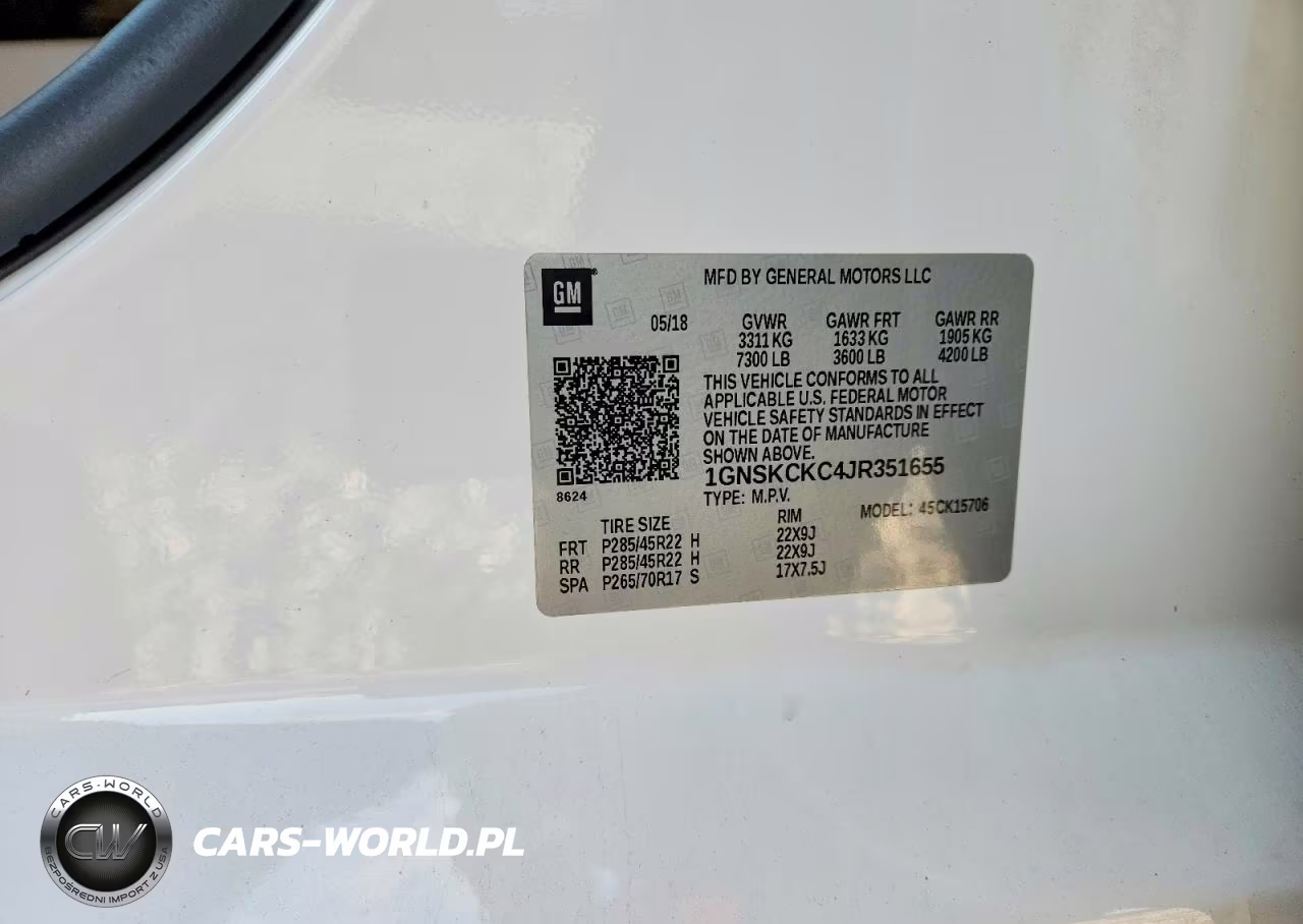 2018 Chevrolet Tahoe K1500 Premier VIN:1GNSKCKC4JR351655 - 13