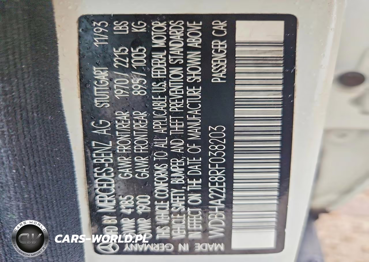 1994 Mercedes-Benz C 220 VIN:WDBHA22E8RF038203 - 12