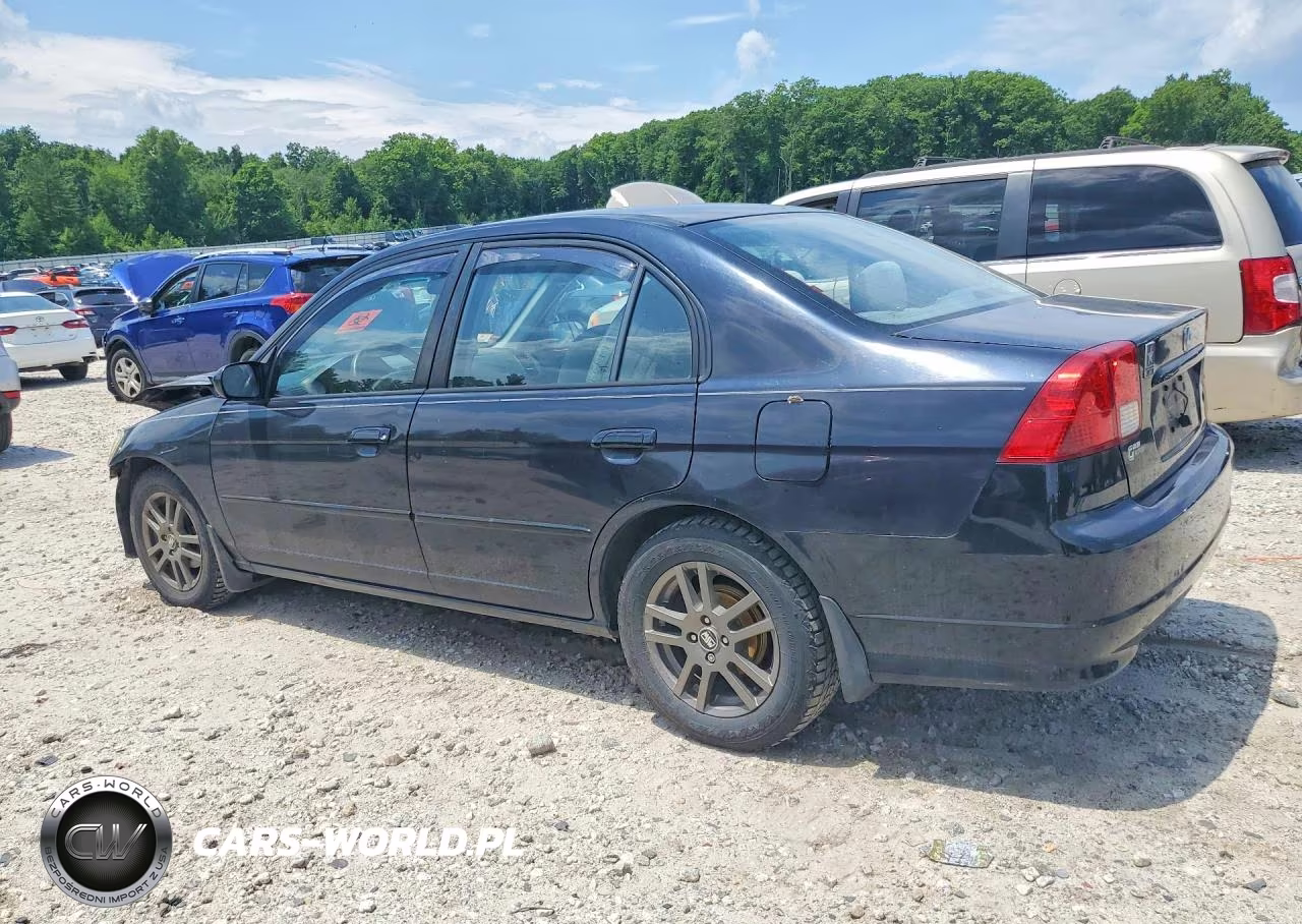 2004 Honda Civic Lx VIN:2HGES165X4H548809 - 2