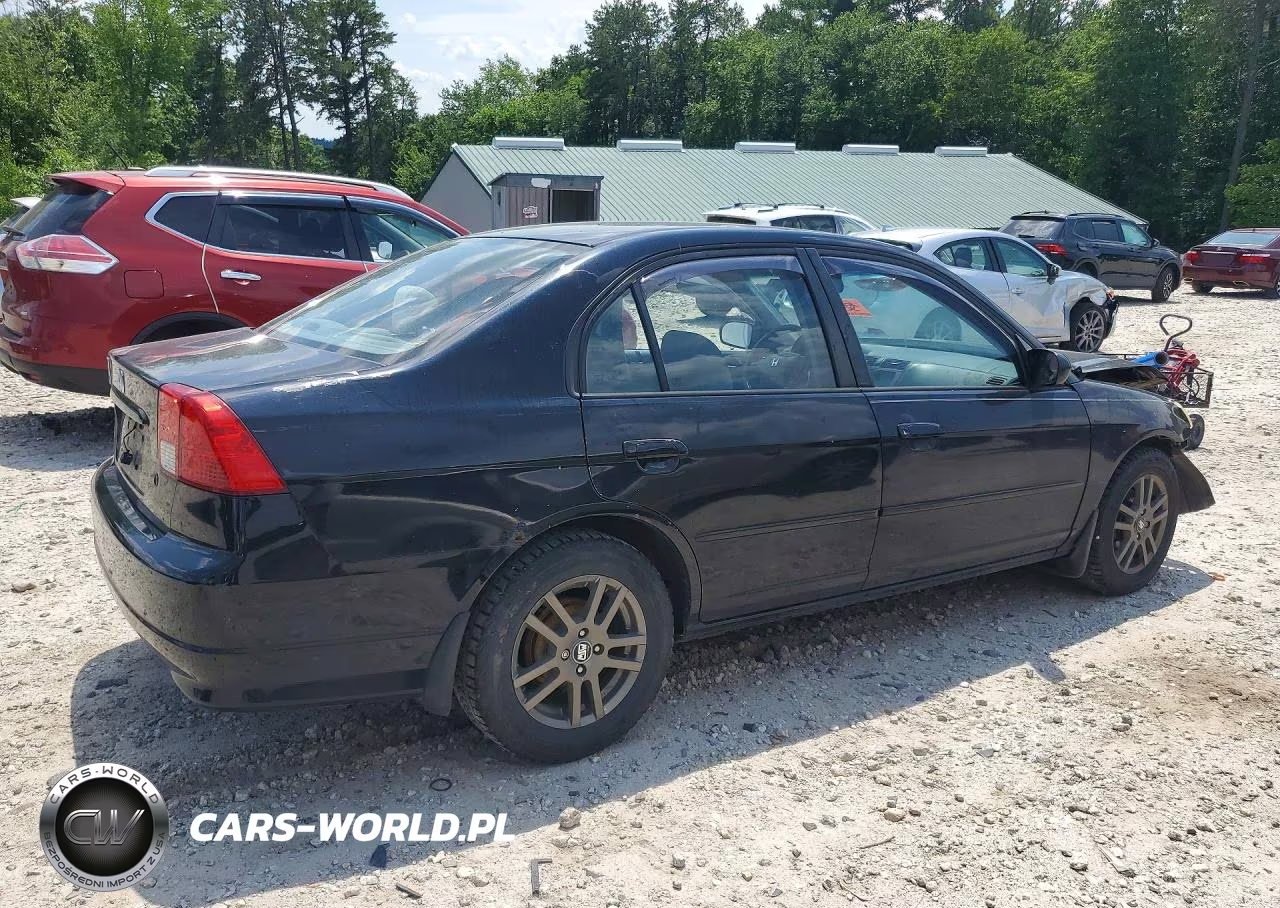2004 Honda Civic Lx VIN:2HGES165X4H548809 - 3