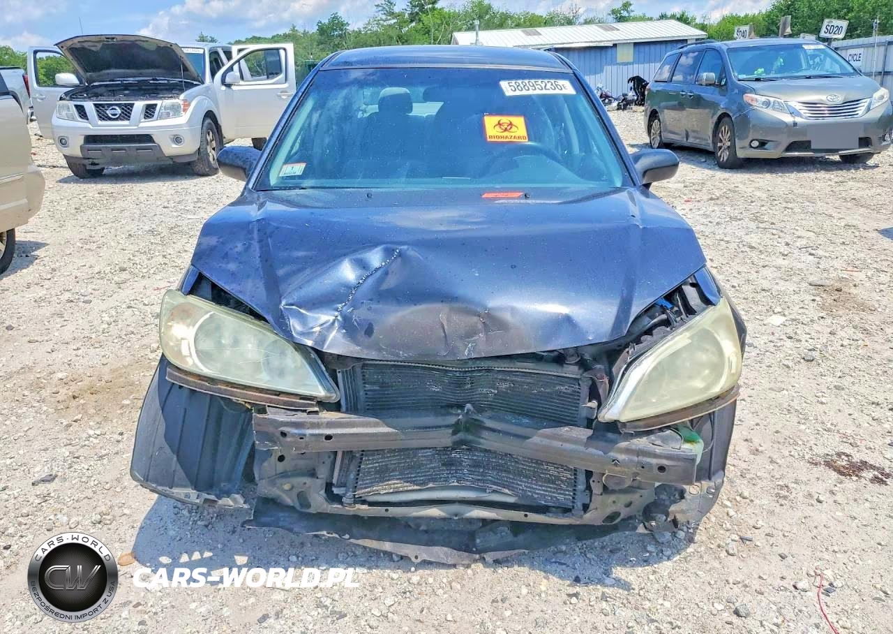 2004 Honda Civic Lx VIN:2HGES165X4H548809 - 5