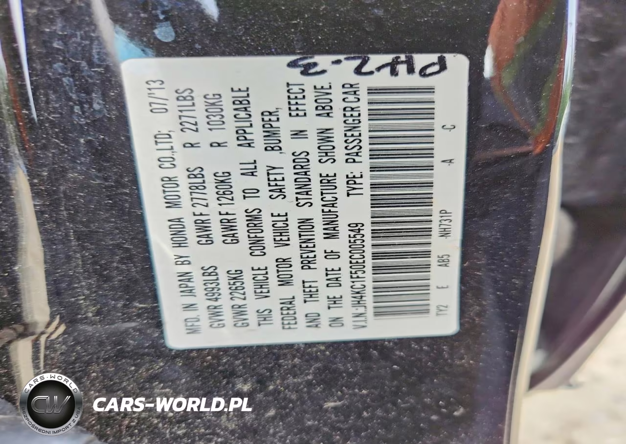 2014 Acura Rlx Tech VIN:JH4KC1F50EC005549 - 12