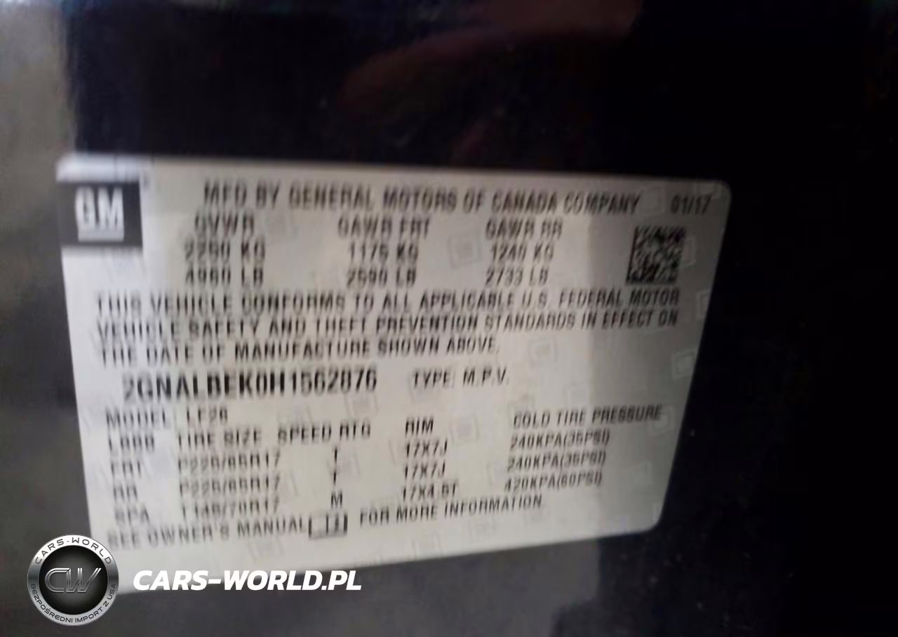 2017 Chevrolet Equinox Ls VIN:2GNALBEK0H1562876 - 13