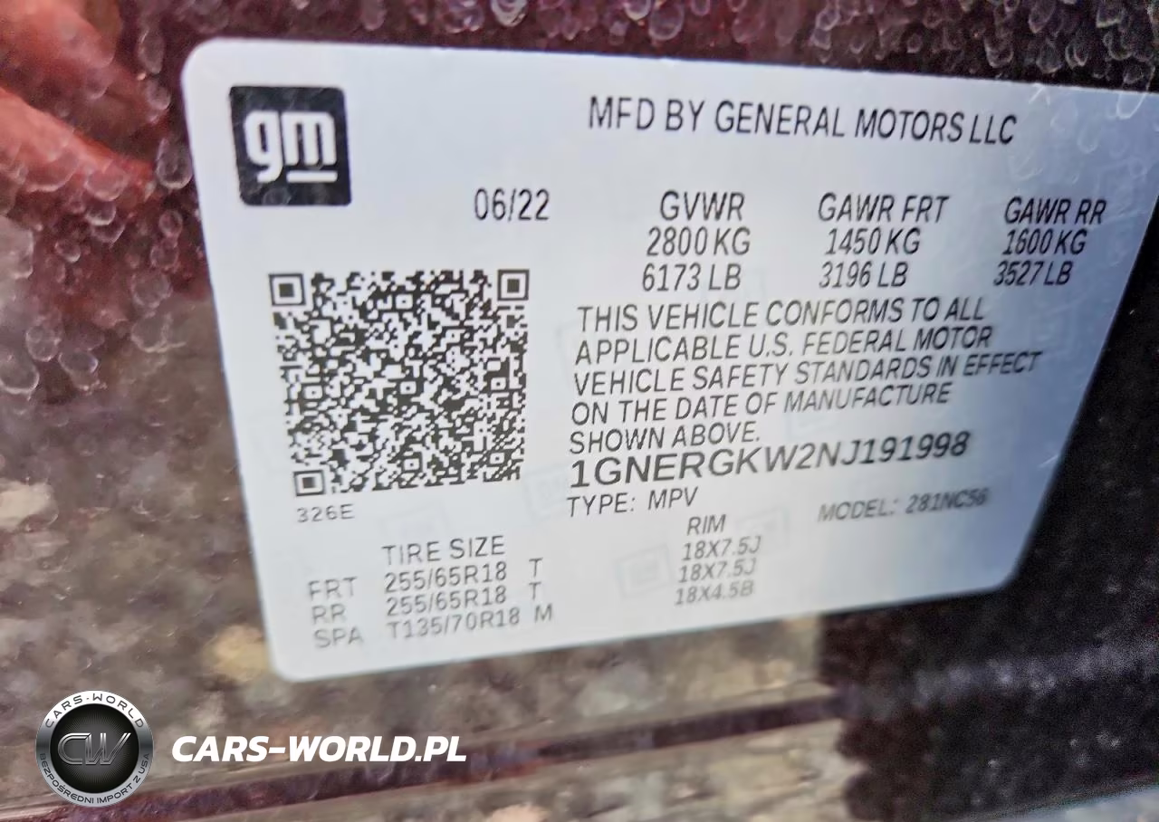 2022 Chevrolet Traverse Lt VIN:1GNERGKW2NJ191998 - 13