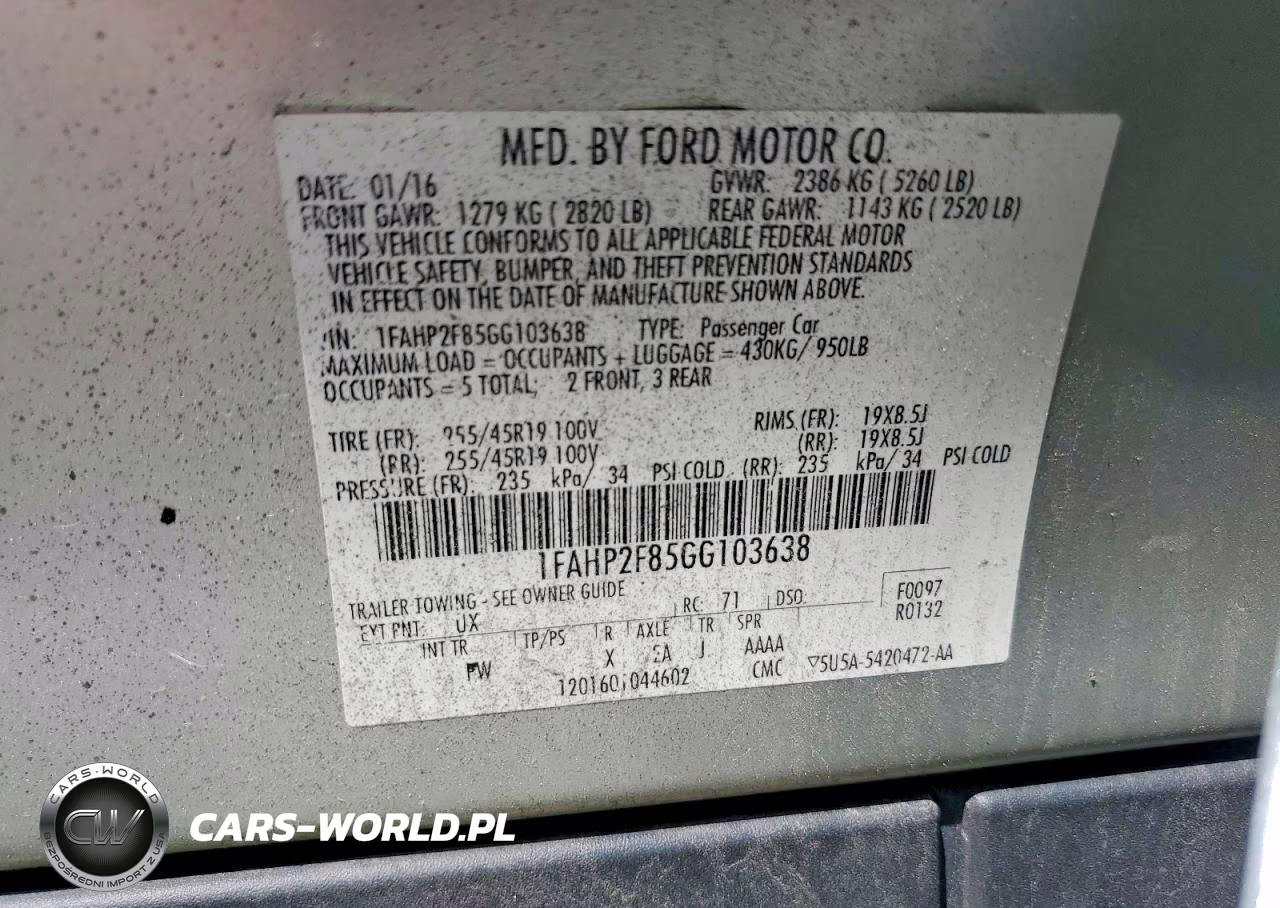 2016 Ford Taurus Limited VIN:1FAHP2F85GG103638 - 12
