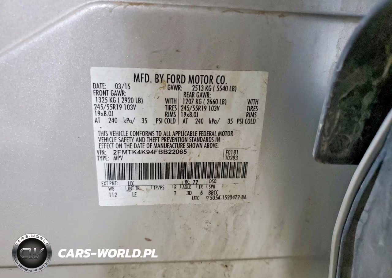 2015 Ford Edge Titanium VIN:2FMTK4K94FBB22065 - 14