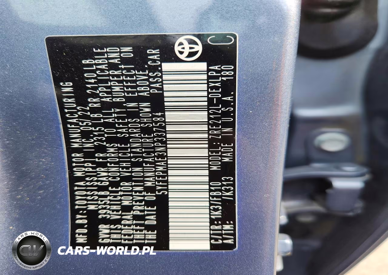 2022 Toyota Corolla Le VIN:5YFEPMAE3NP337584 - 12