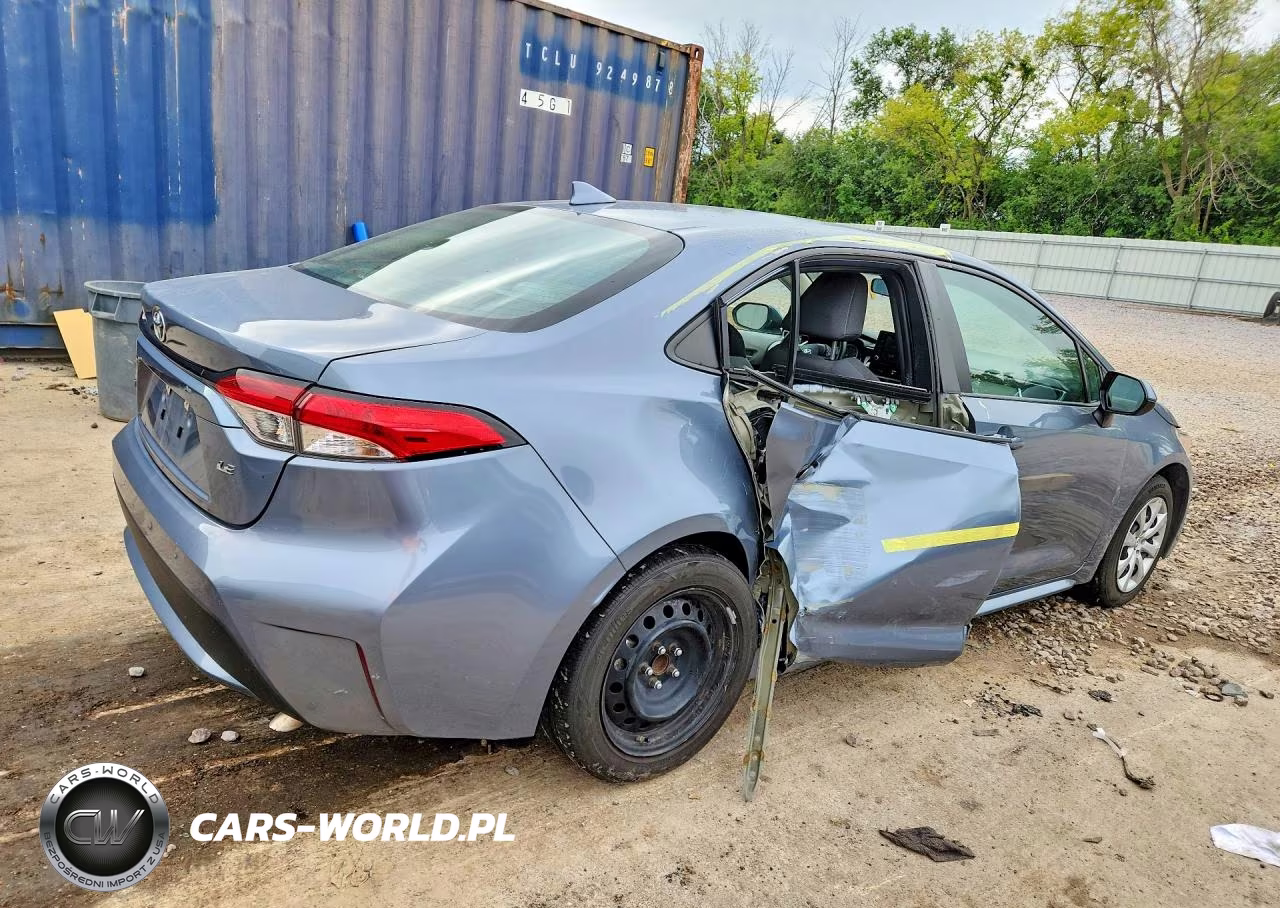 2022 Toyota Corolla Le VIN:5YFEPMAE3NP337584 - 3