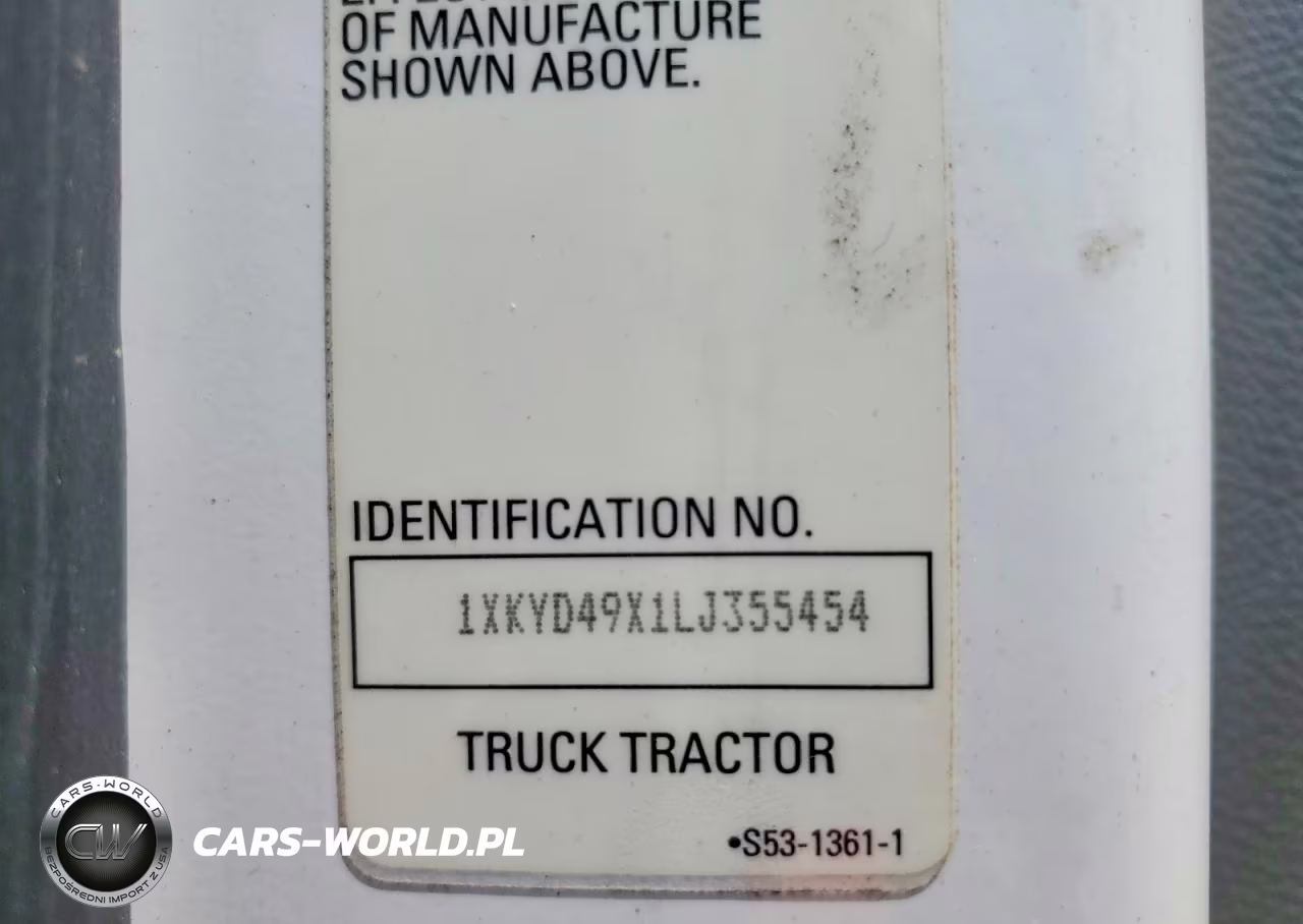 2020 Kenworth T680 Semi Truck VIN:1XKYD49X1LJ355454 - 12