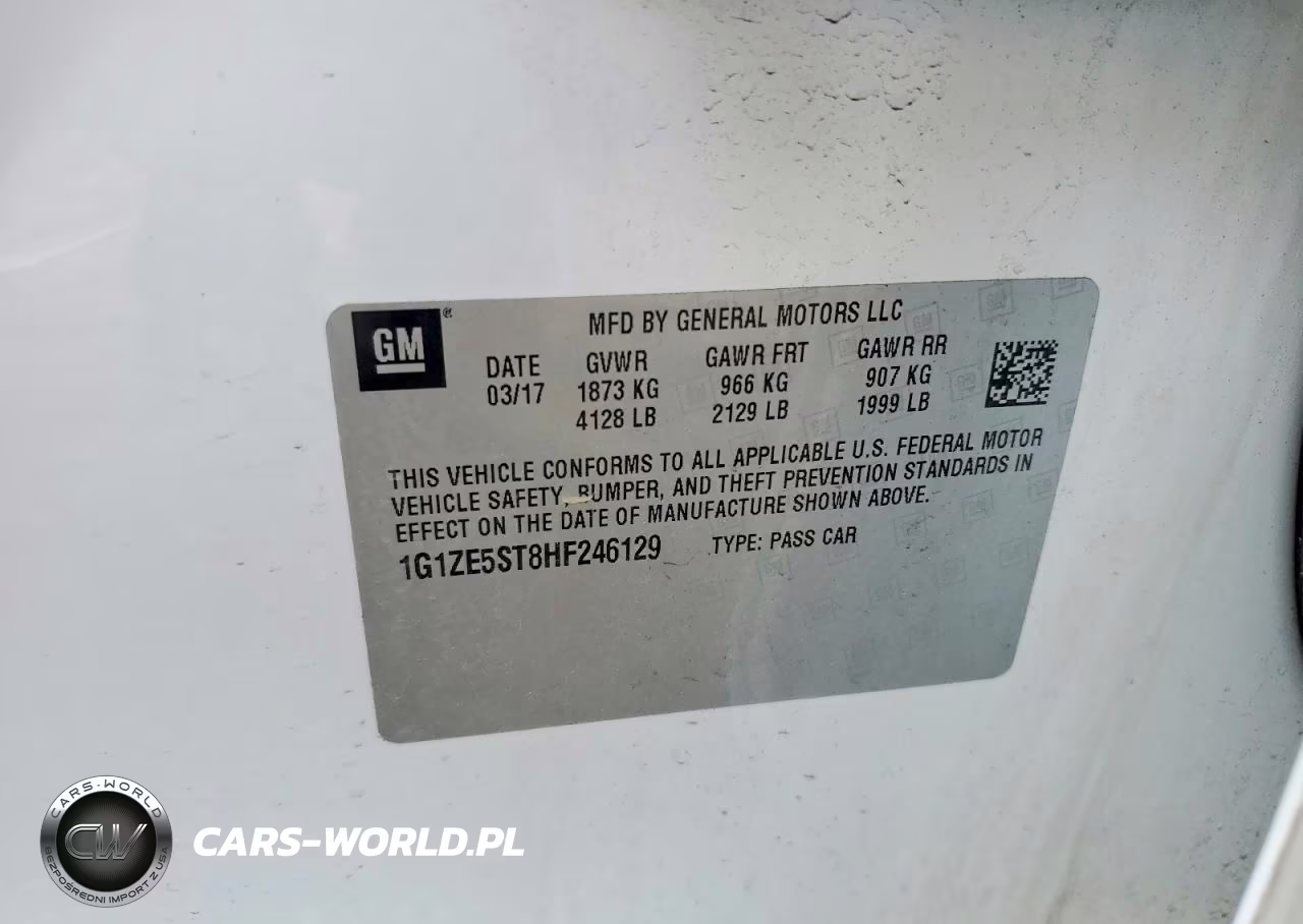 2017 Chevrolet Malibu Lt VIN:1G1ZE5ST8HF246129 - 12