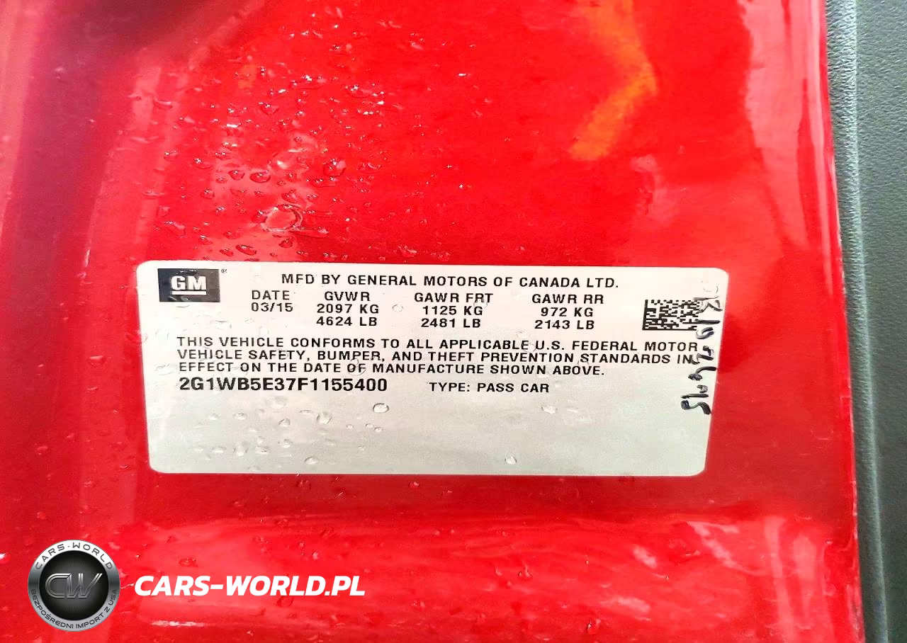 2015 Chevrolet Impala Limited Lt VIN:2G1WB5E37F1155400 - 12