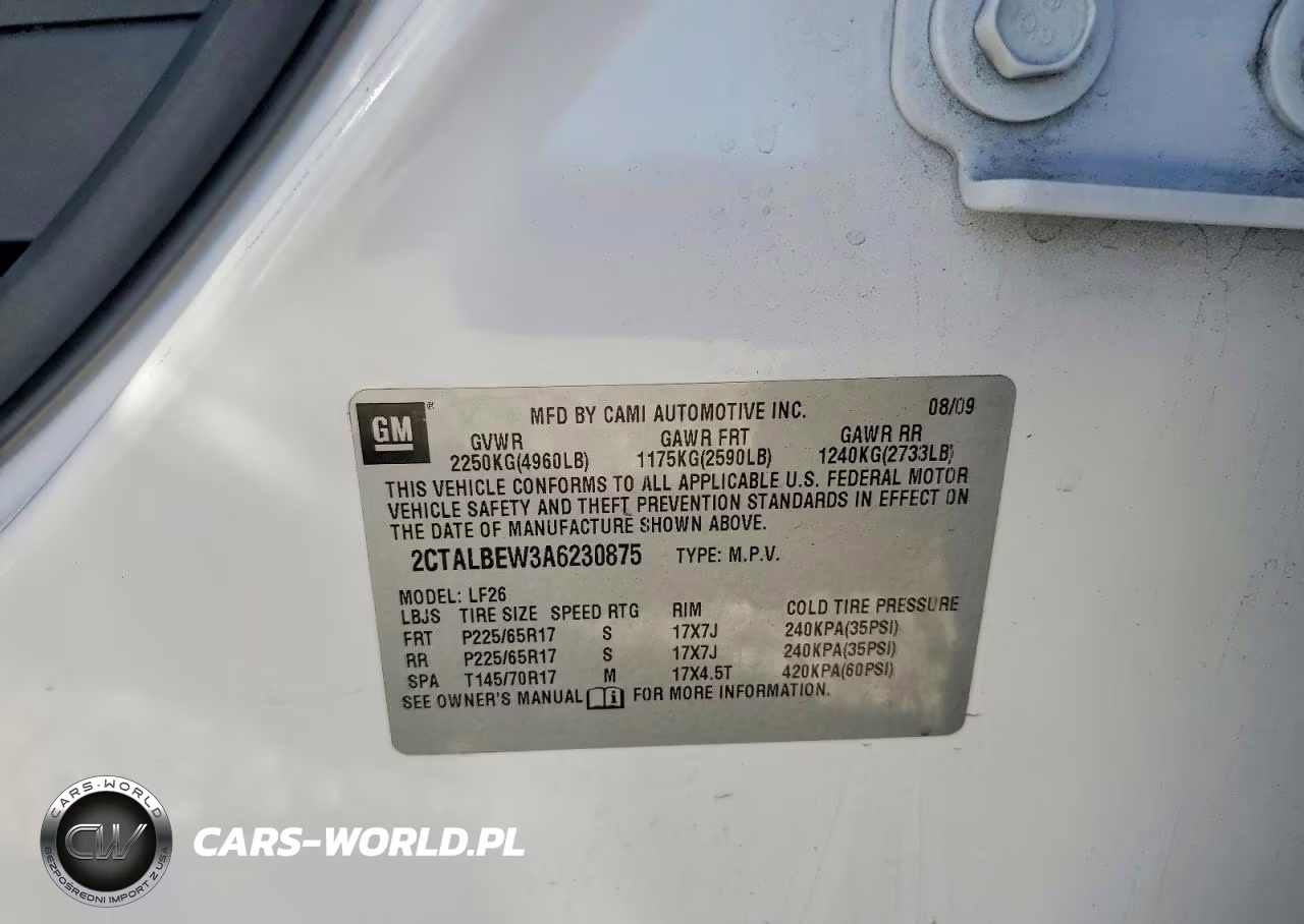 2010 GMC Terrain Sle VIN:2CTALBEW3A6230875 - 14