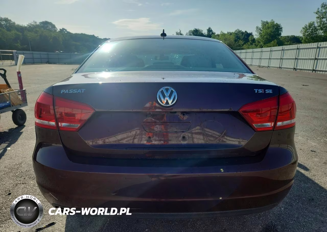 2014 Volkswagen Passat Se VIN:1VWBT7A38EC047801 - 6