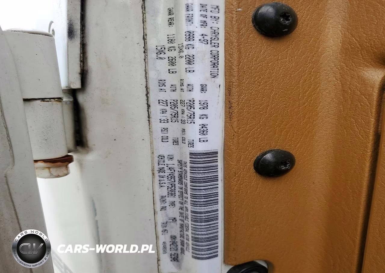 1997 Jeep Wrangler - Tj Sahara VIN:1J4FY49S7VP520381 - 13