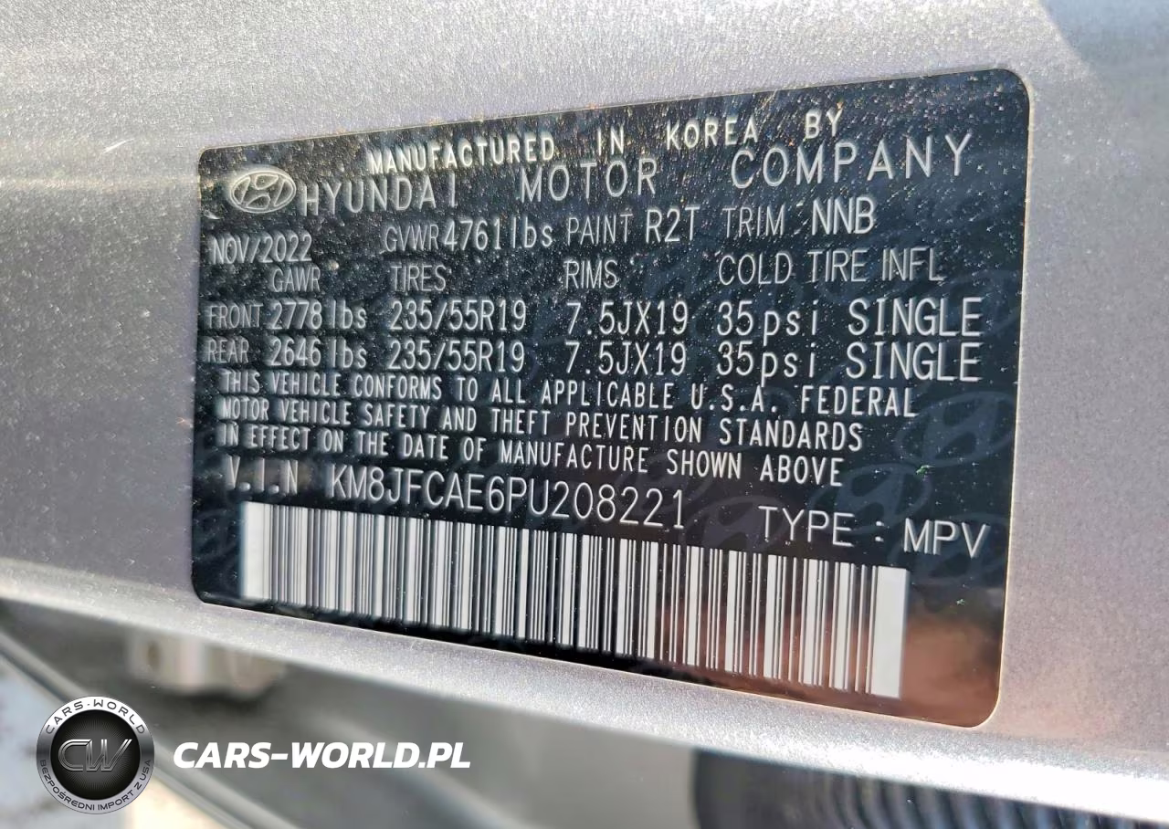2023 Hyundai Tucson Xrt VIN:KM8JFCAE6PU208221 - 13