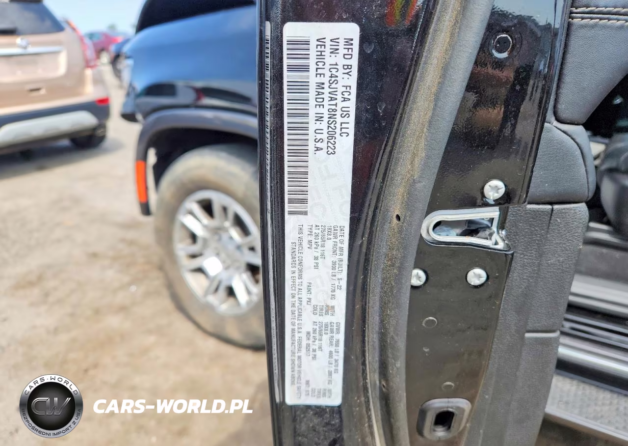 2022 Jeep Wagoneer Series I VIN:1C4SJVAT8NS206223 - 13