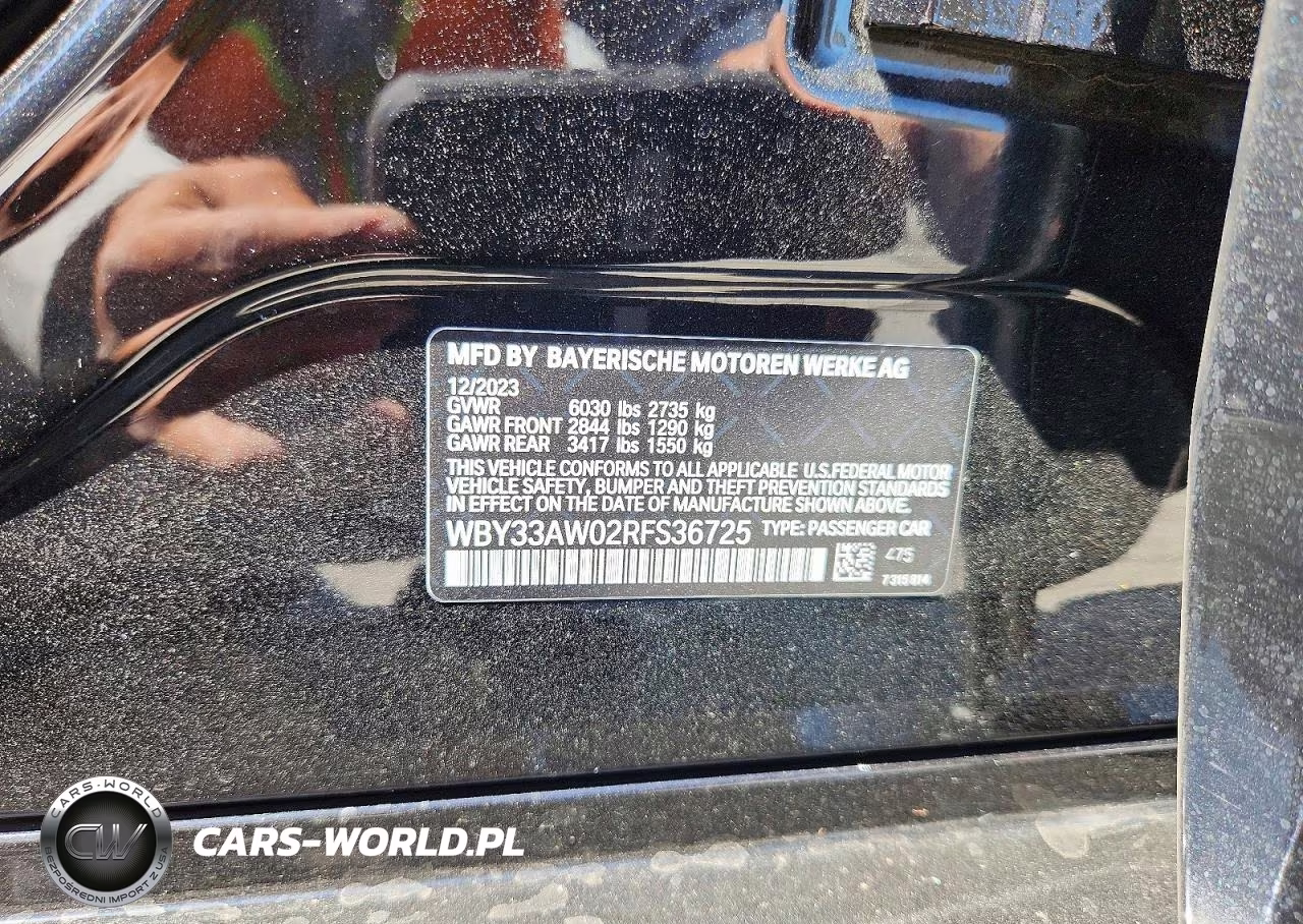 2024 BMW I4 M50 VIN:WBY33AW02RFS36725 - 12
