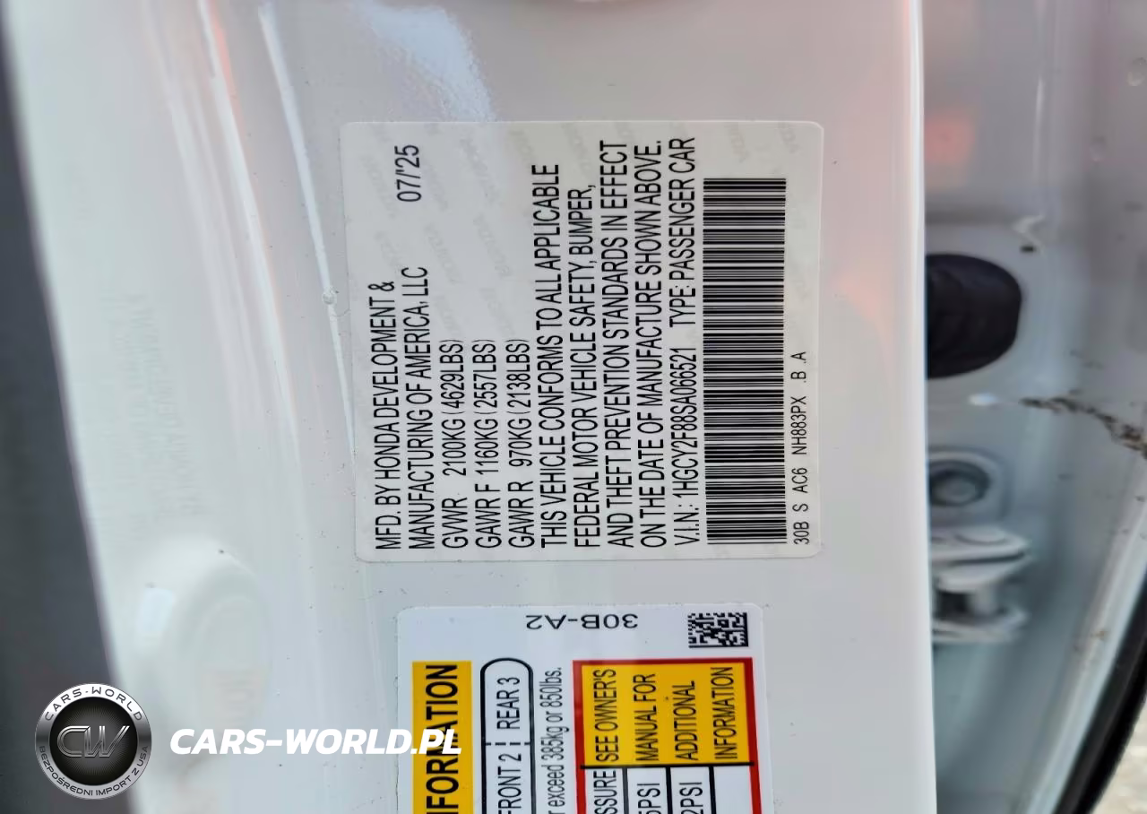 2025 Honda Accord Touring Hybrid VIN:1HGCY2F88SA066521 - 13