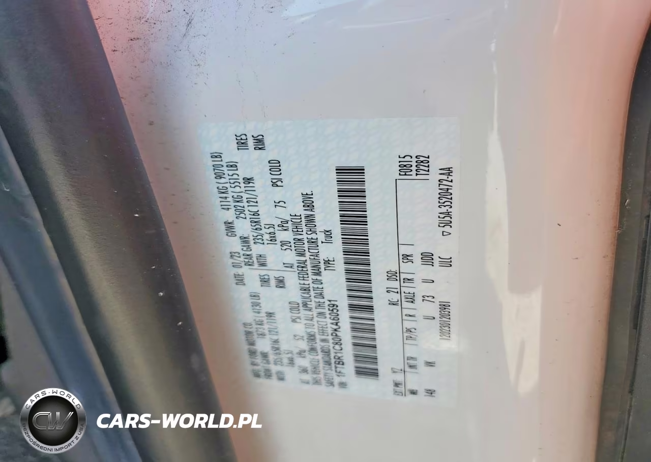 2023 Ford Transit 250 Delivery Van VIN:1FTBR1C80PKA60591 - 13