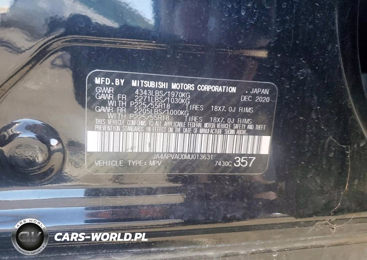 2021 Mitsubishi Outlander Sport Se VIN:JA4APVAU0MU013631 - 12