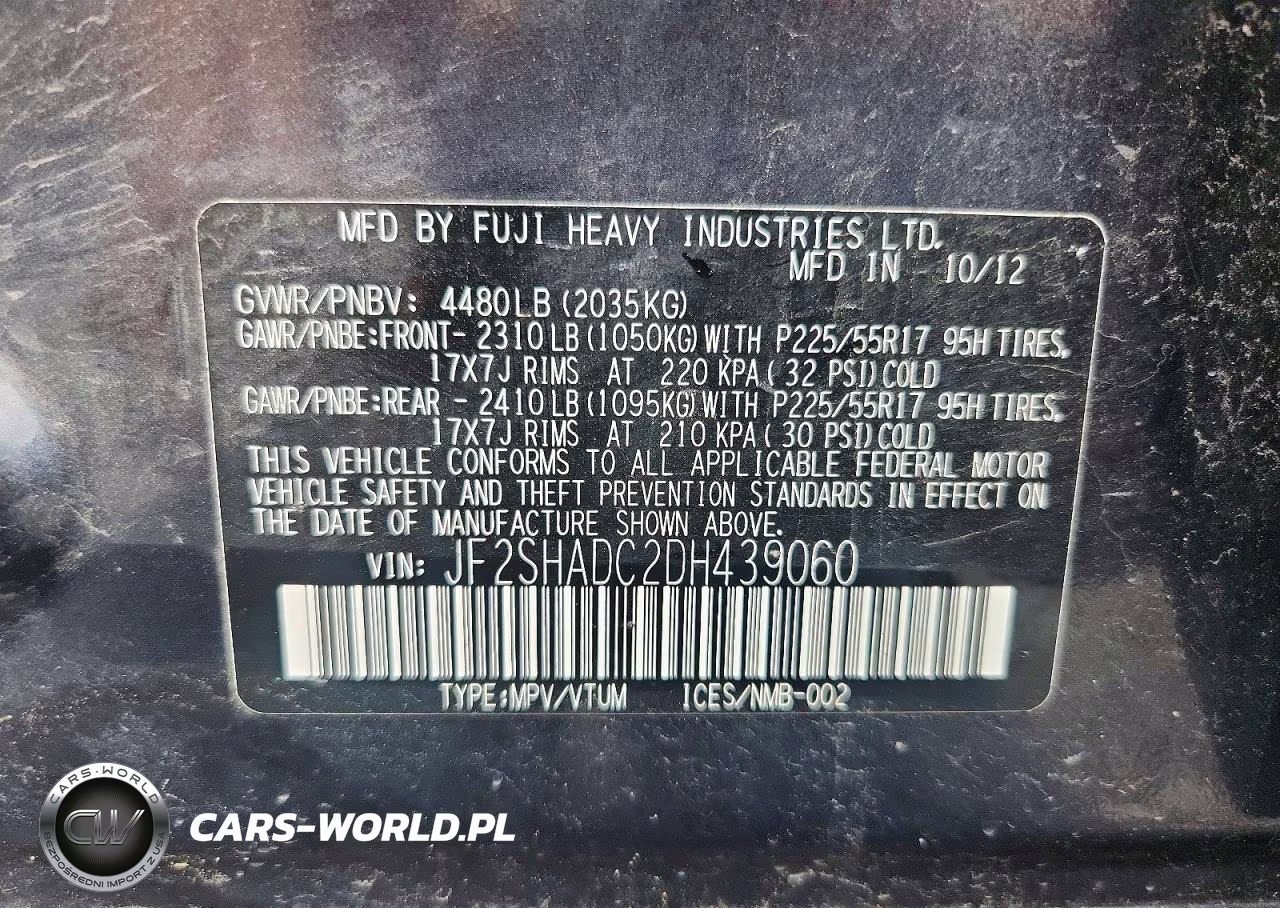 2013 Subaru Forester 2.5X Premium VIN:JF2SHADC2DH439060 - 14