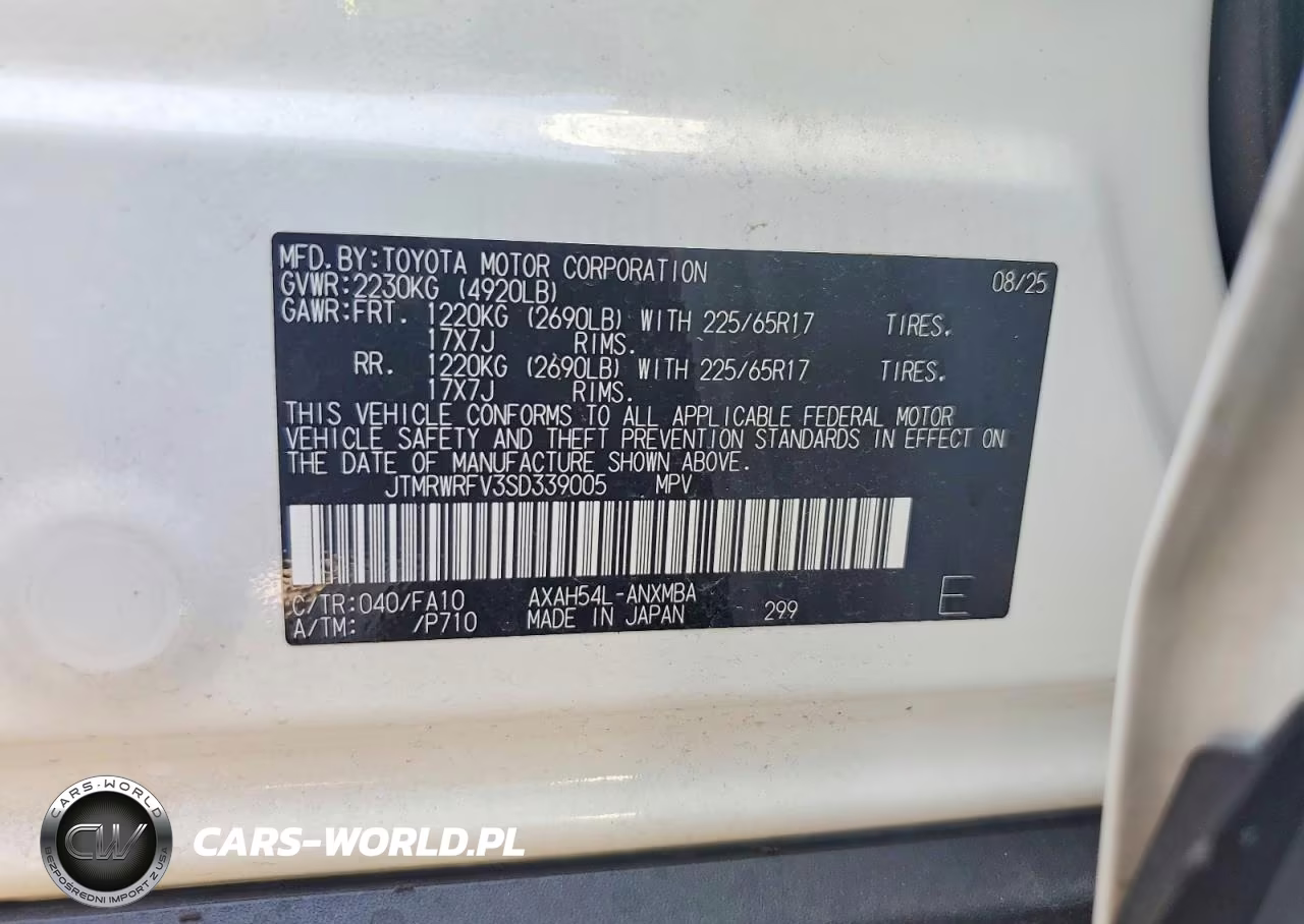 2025 Toyota Rav4 Hybrid Xle VIN:JTMRWRFV3SD339005 - 14