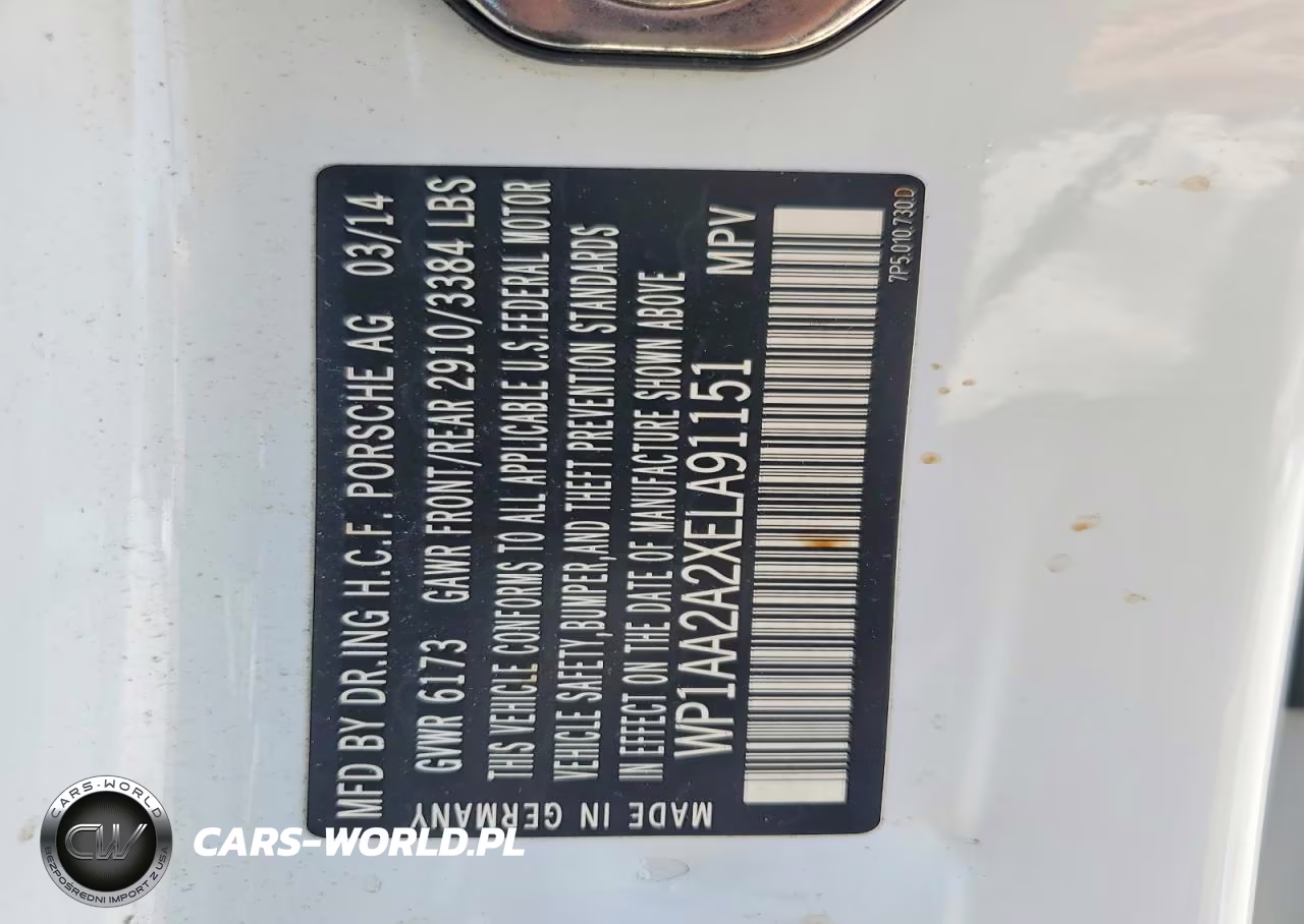 2014 Porsche Cayenne VIN:WP1AA2A2XELA91151 - 13