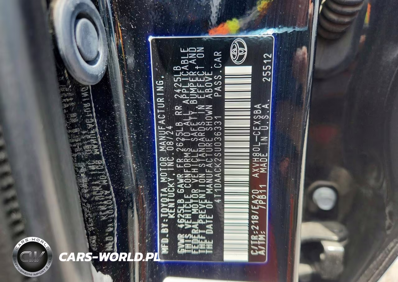 2025 Toyota Camry Se VIN:4T1DAACK2SU036331 - 13