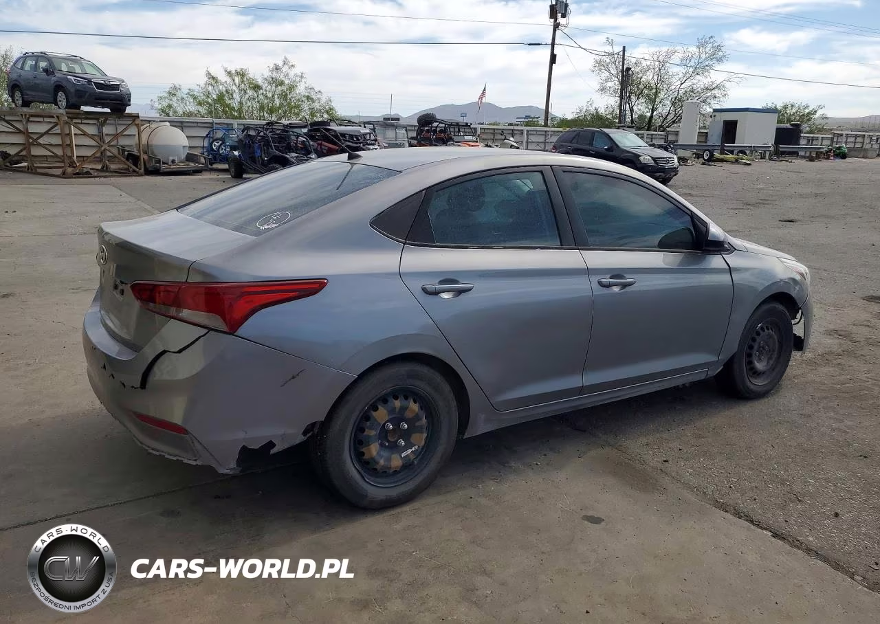 2021 Hyundai Accent Se VIN:3KPC24A64ME141457 - 3