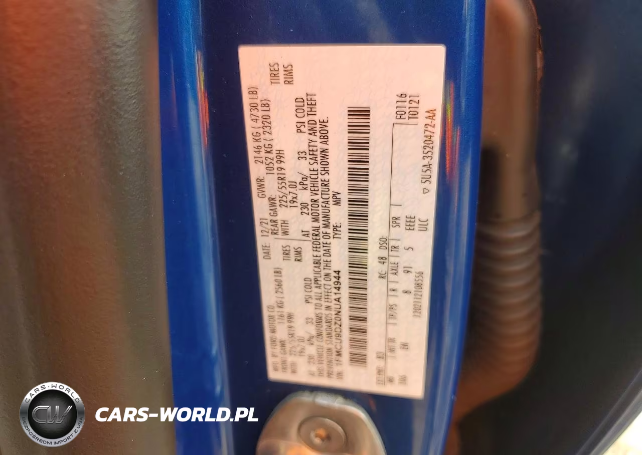 2022 Ford Escape Titanium VIN:1FMCU9DZ0NUA14944 - 13