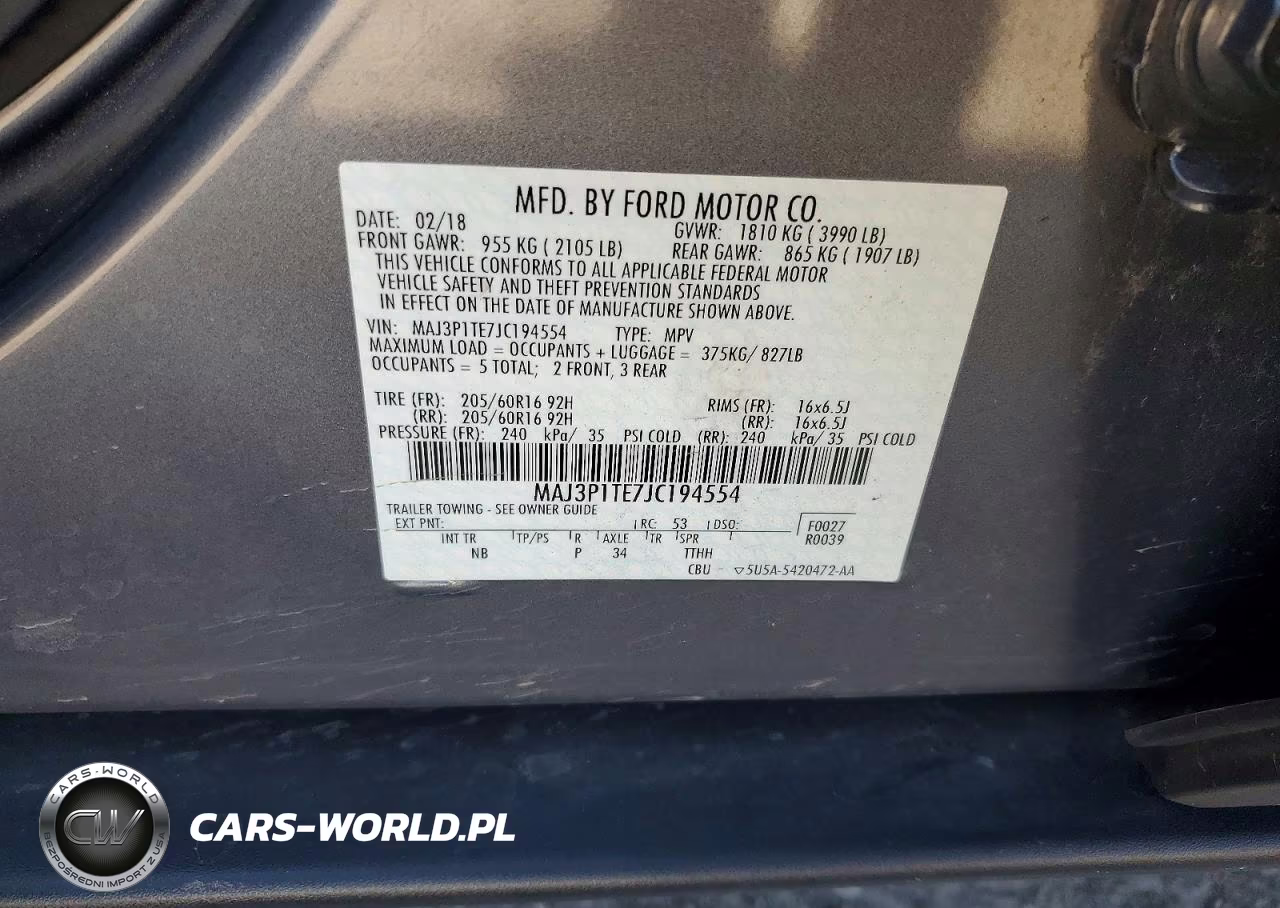 2018 Ford Ecosport Se VIN:MAJ3P1TE7JC194554 - 13
