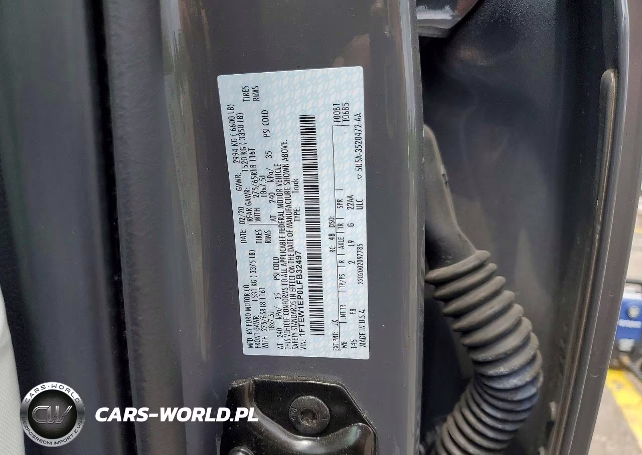 2020 Ford F150 Supercrew VIN:1FTEW1EP0LFB32497 - 12