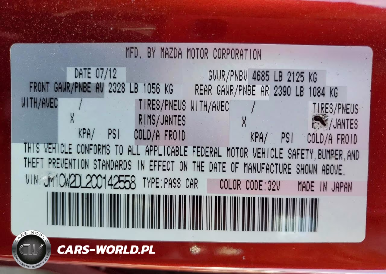 2012 Mazda 5 VIN:JM1CW2DL2C0142558 - 13