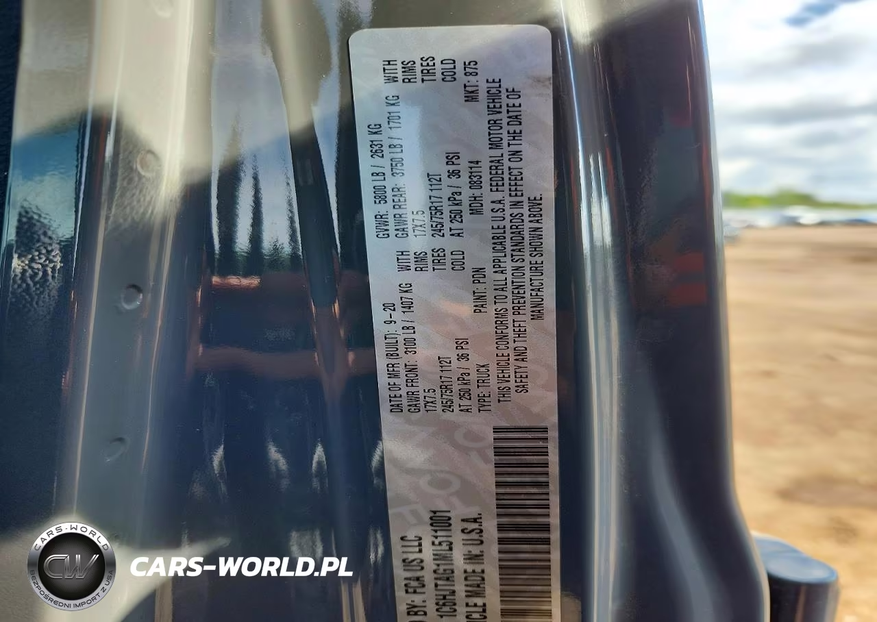 2021 Jeep Gladiator Sport VIN:1C6HJTAG1ML511001 - 13
