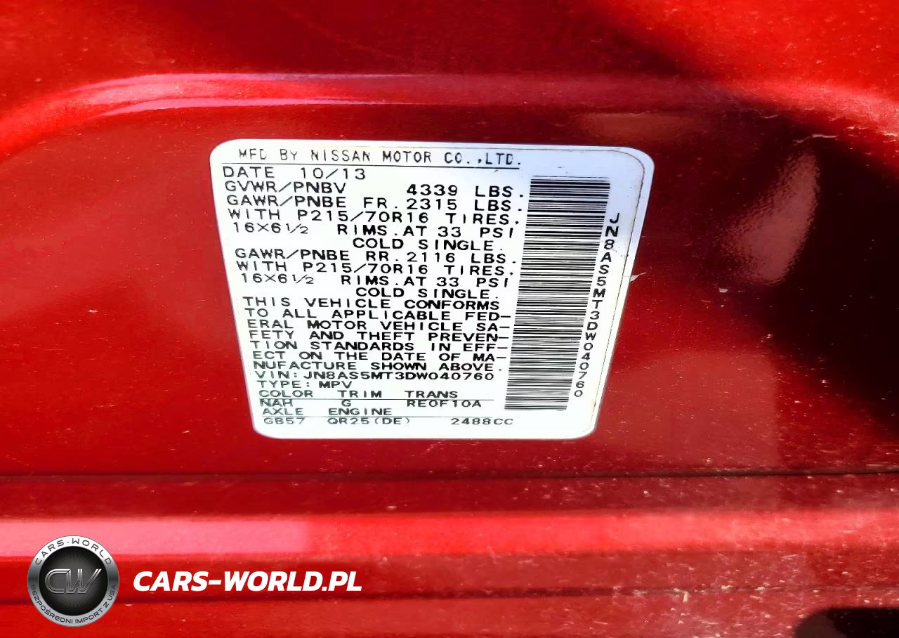 2013 Nissan Rogue S VIN:JN8AS5MT3DW040760 - 14