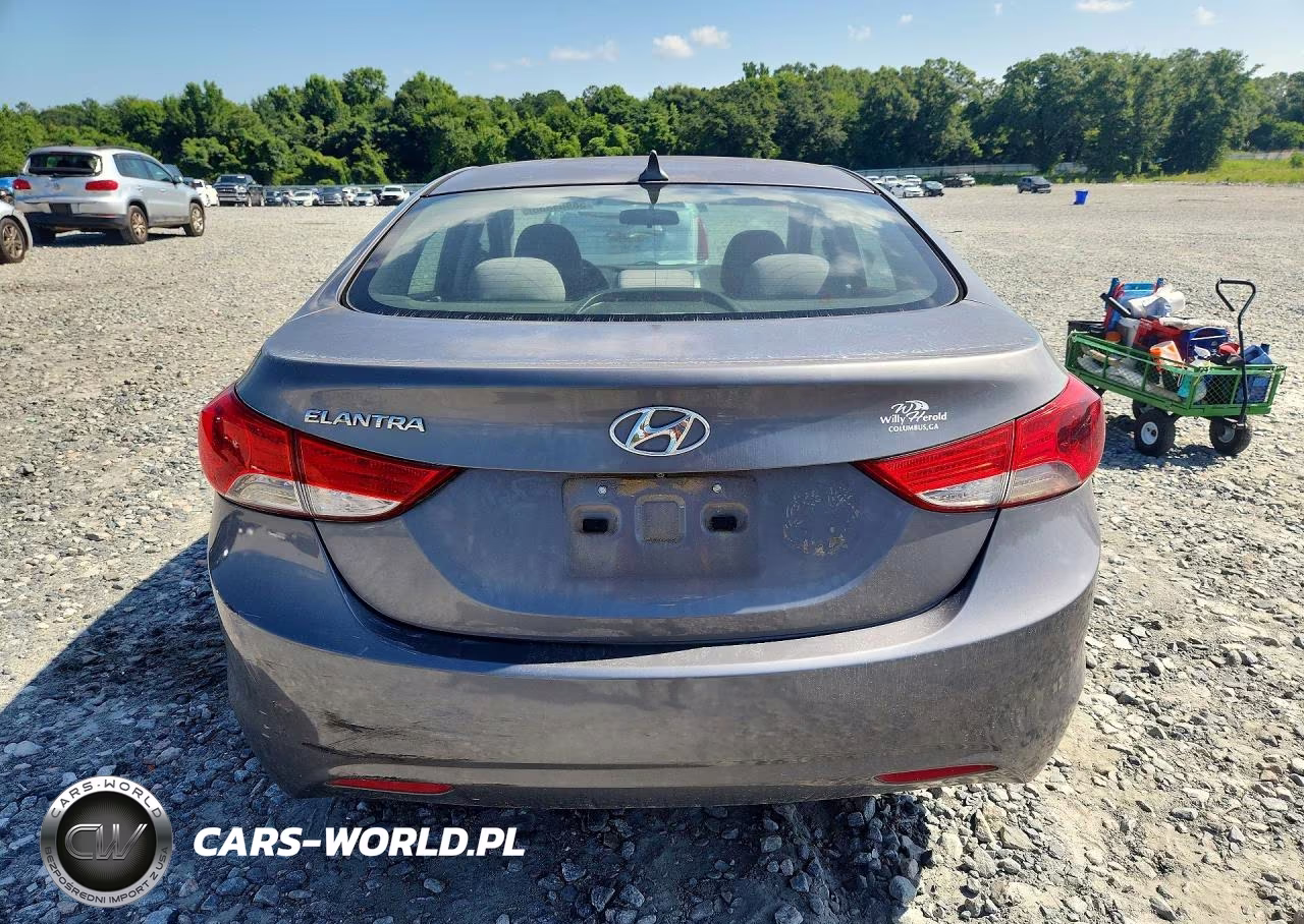 2011 Hyundai Elantra Gls VIN:5NPDH4AE0BH046879 - 6