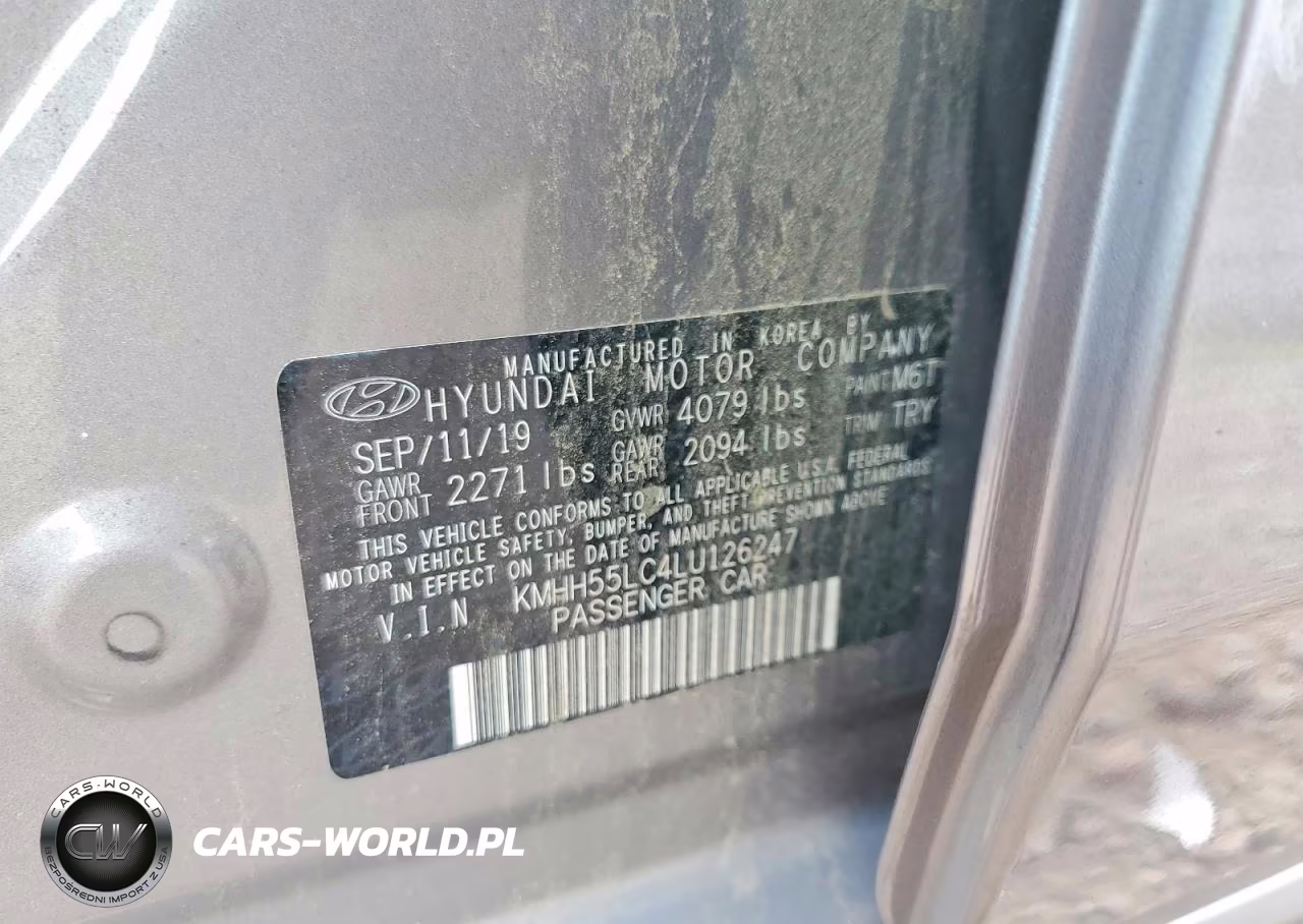 2020 Hyundai Elantra Gt N Line VIN:KMHH55LC4LU126247 - 12